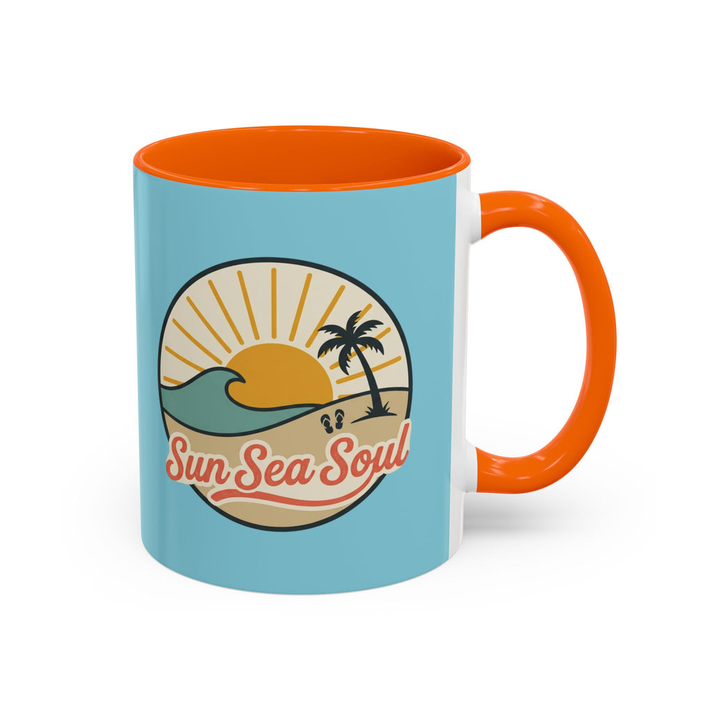 Sun Sea Soul Accent Coffee Mug – Beach Sunset 11/15oz
