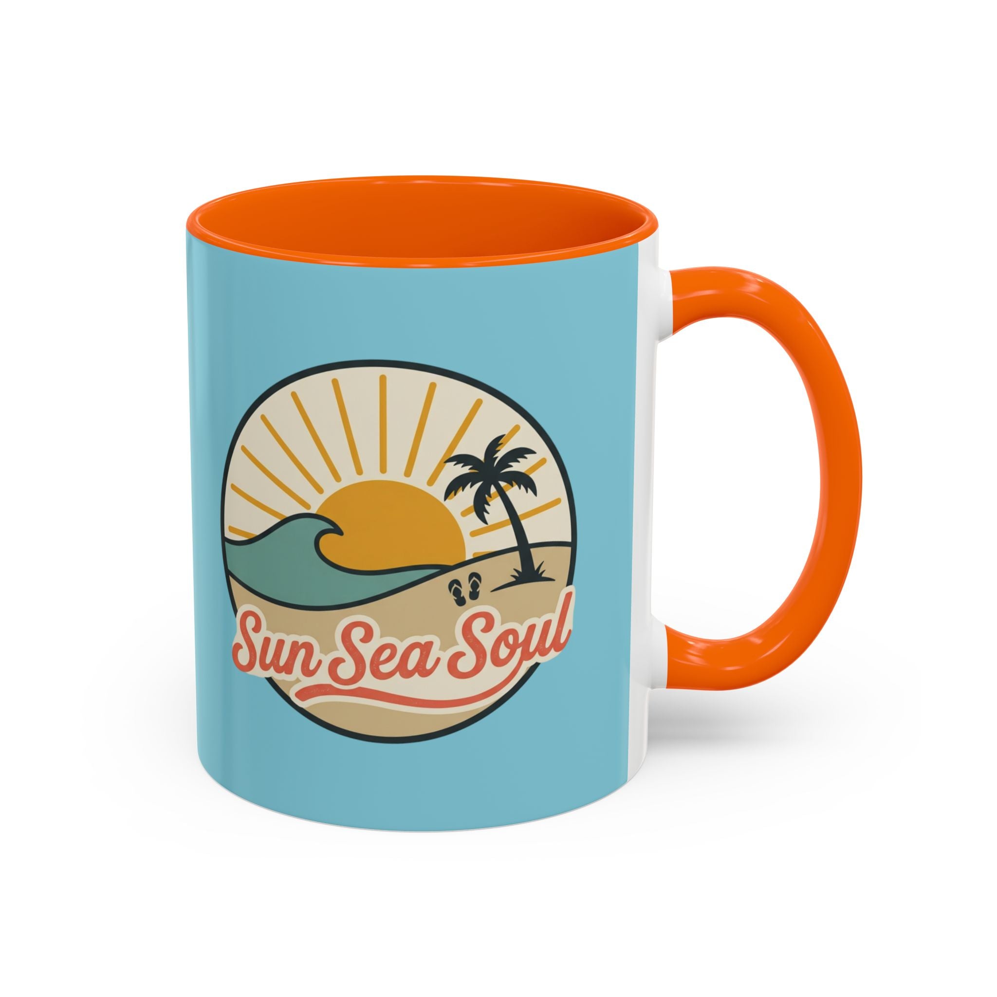 Sun Sea Soul Accent Coffee Mug – Beach Sunset 11/15oz