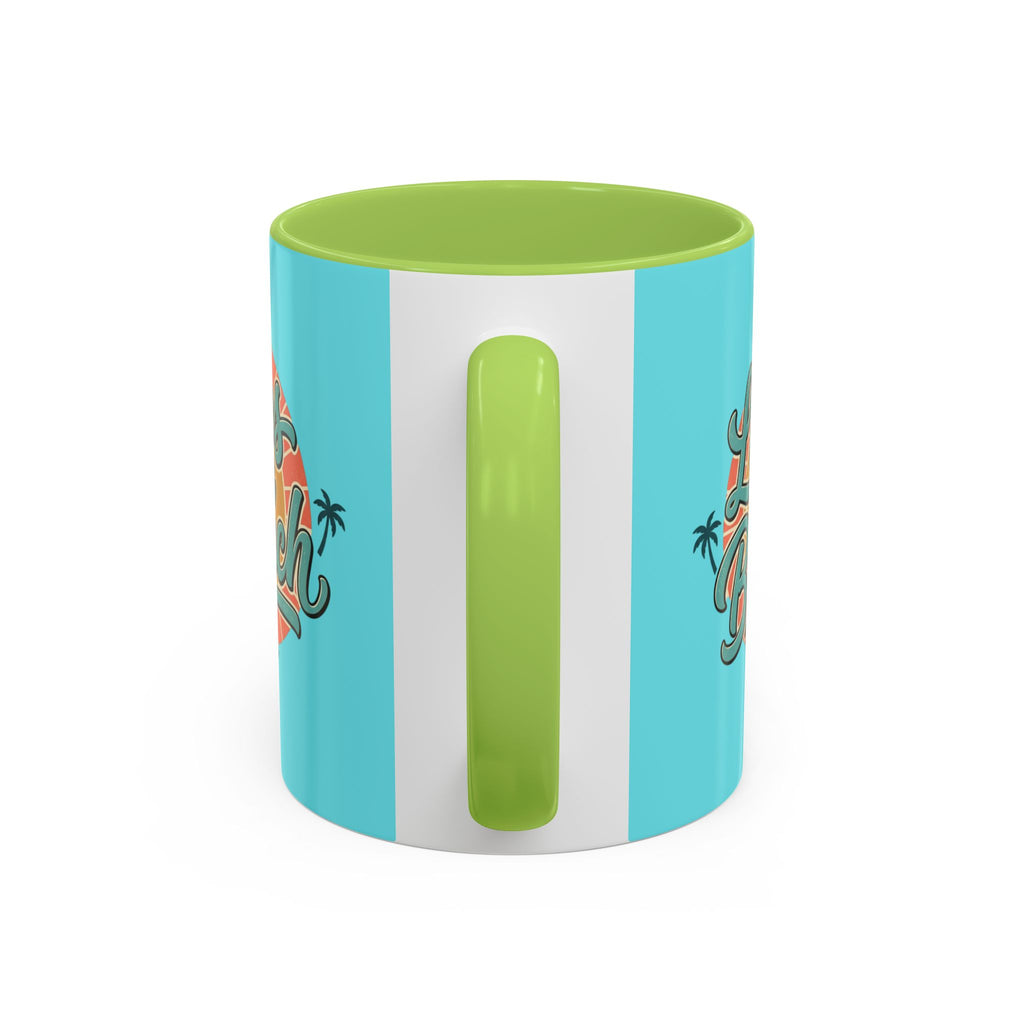 Life's a Beach Coffee Mug — Retro Beach Vibes 11/15oz Accent Mug