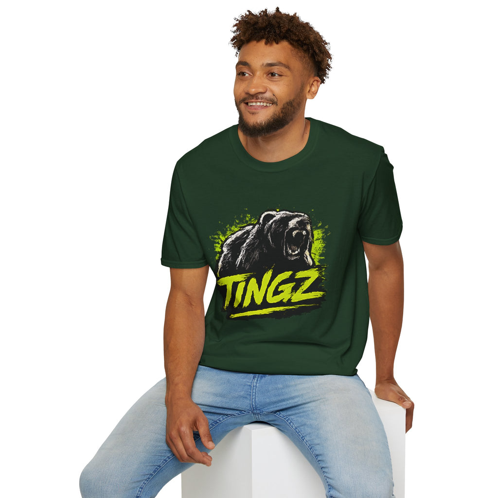 Bear TINGZ Roar T-Shirt — Bold Graphic Tee