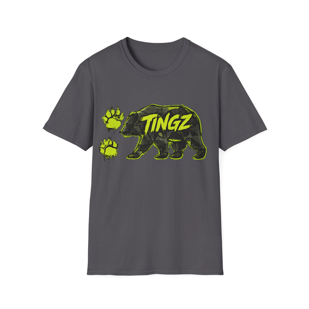 Bear TINGZ Paw Graphic T-Shirt —  Neon Logo