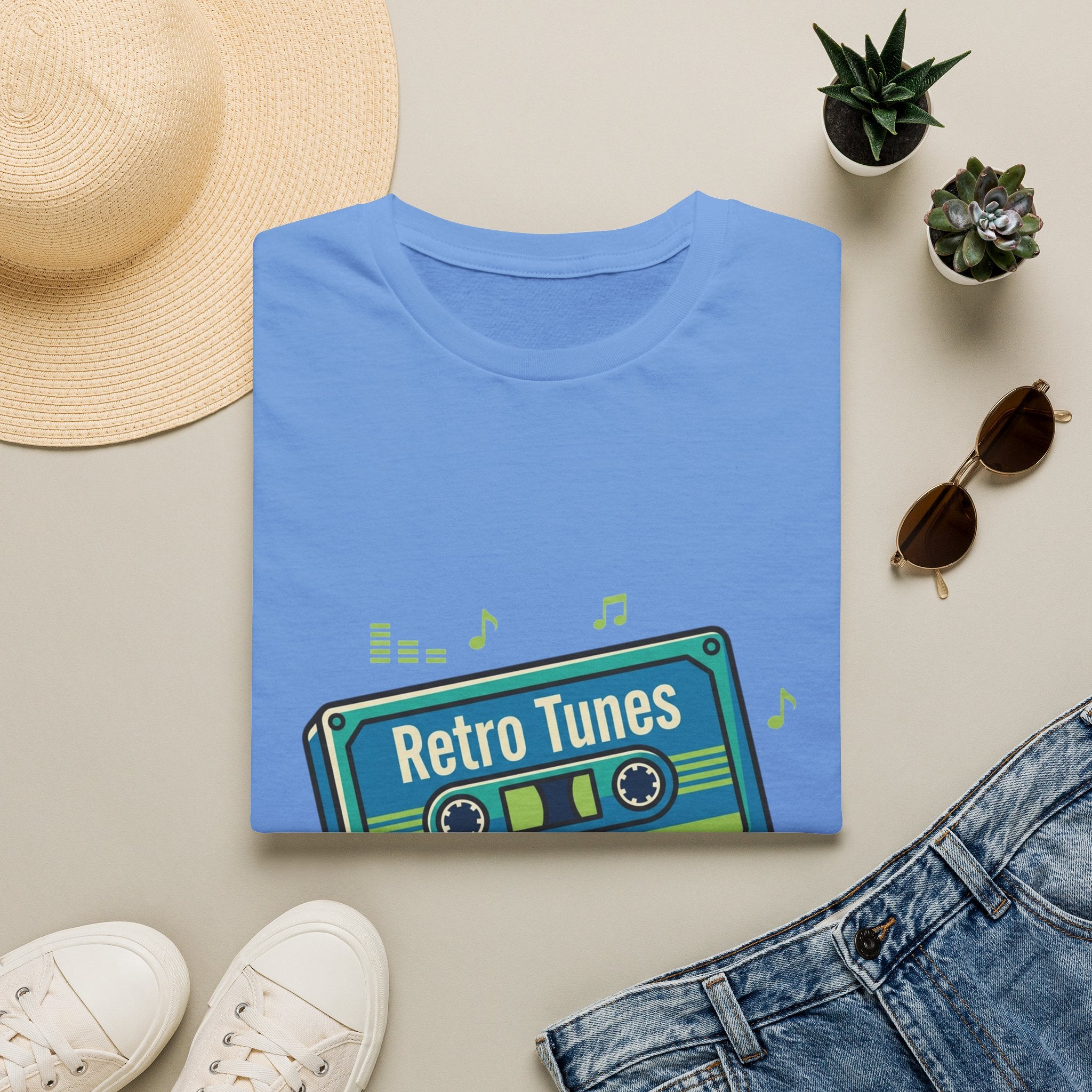 Retro Tunes- Unisex Softstyle T-Shirt