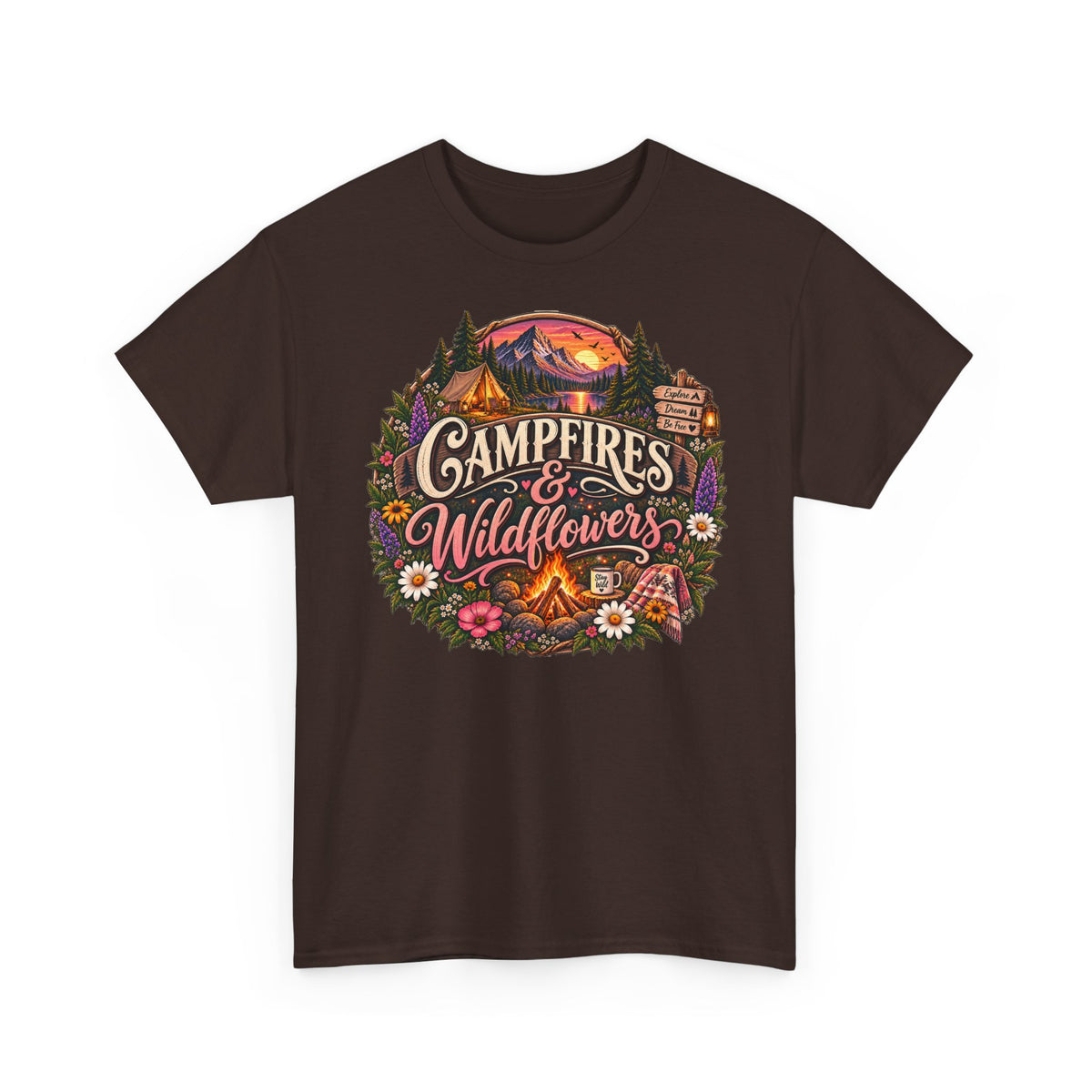 Campfires & Wildflowers T-Shirt