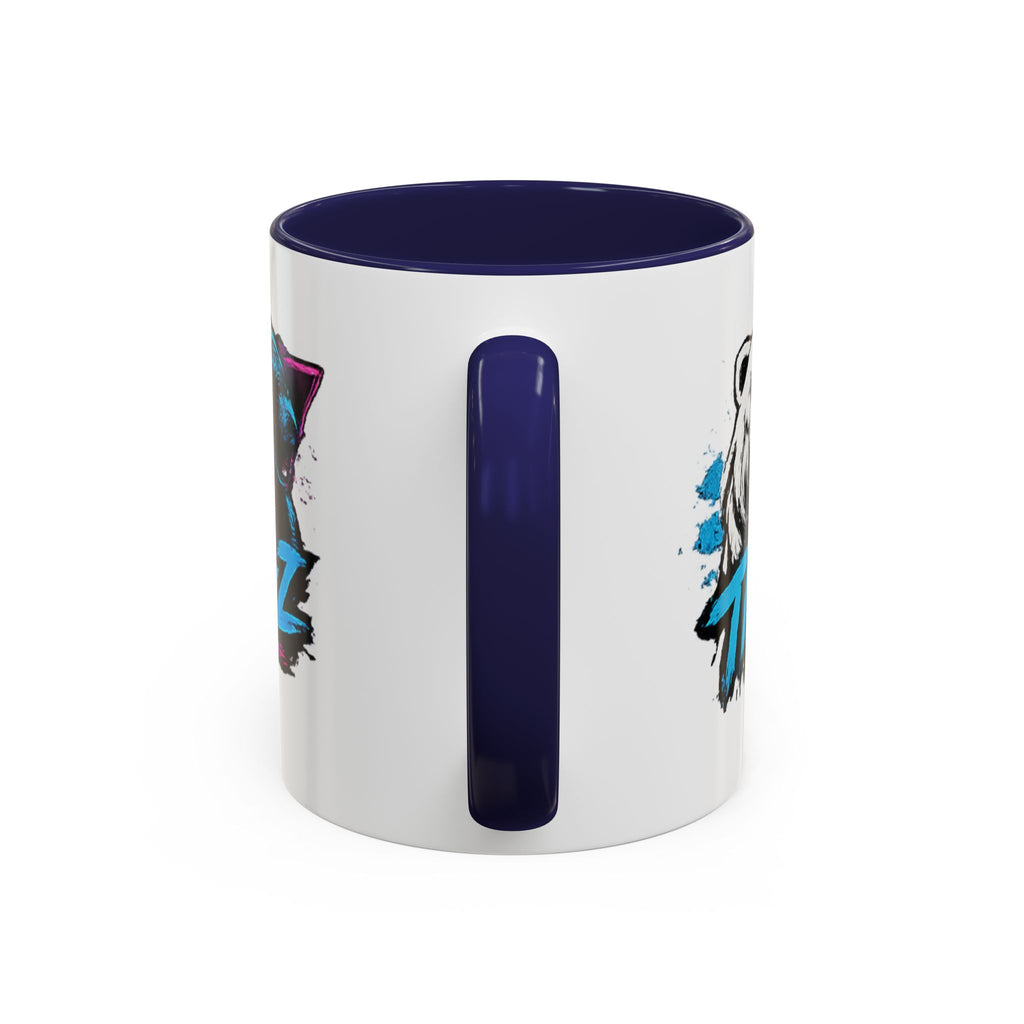 Bear Tingz Accent Coffee Mug — 11/15oz Gamer Logo Ceramic Mug