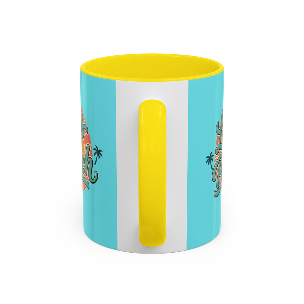 Life's a Beach Coffee Mug — Retro Beach Vibes 11/15oz Accent Mug