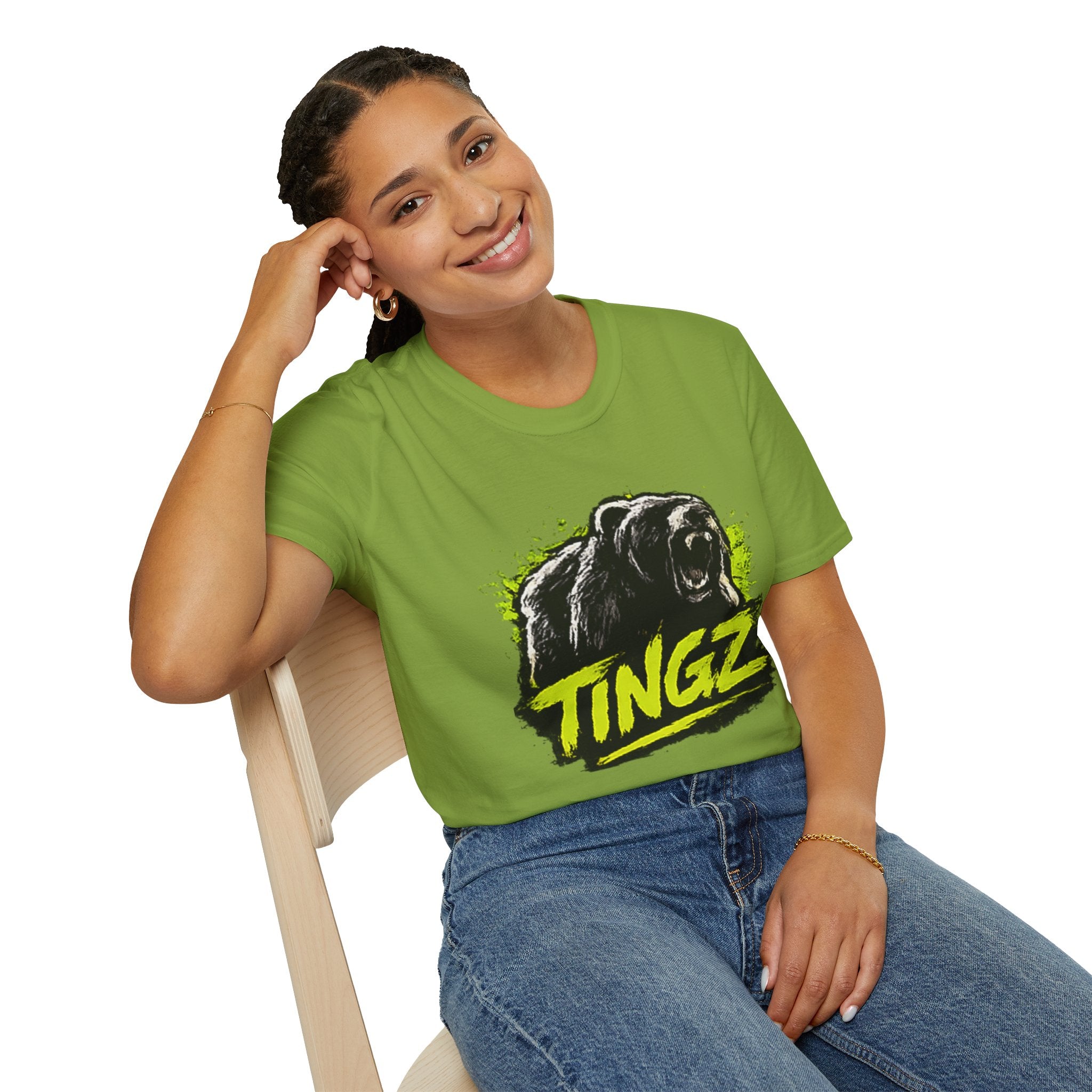 Bear TINGZ Roar T-Shirt — Bold Graphic Tee