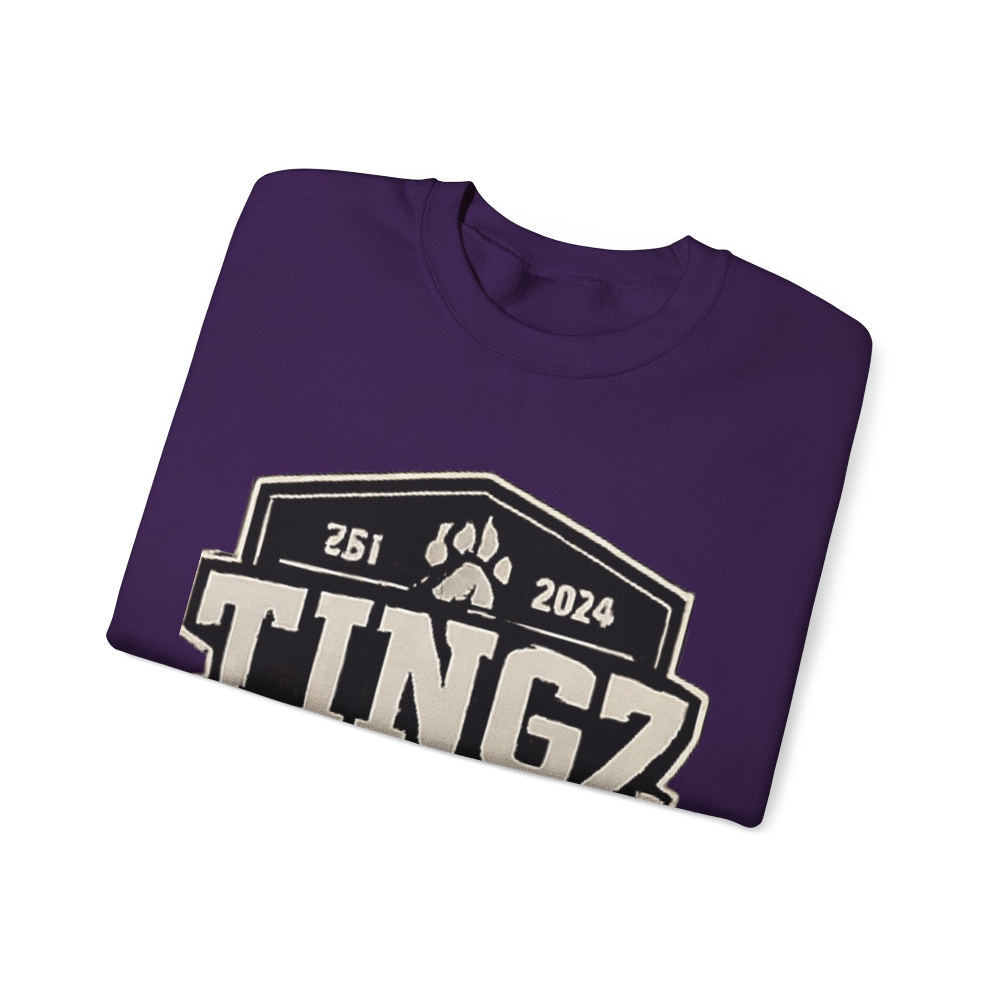 BEAR TINGZ  Badge Unisex Crewneck Sweatshirt | Vintage Wildlife Graphic Sweatshirt | Classic Streetwear Pullover