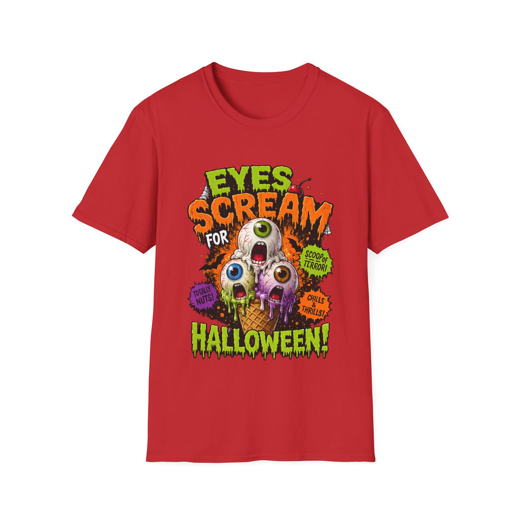 Halloween Eyes Scream T-Shirt — 'Eyes Scream for Halloween' Graphic Tee