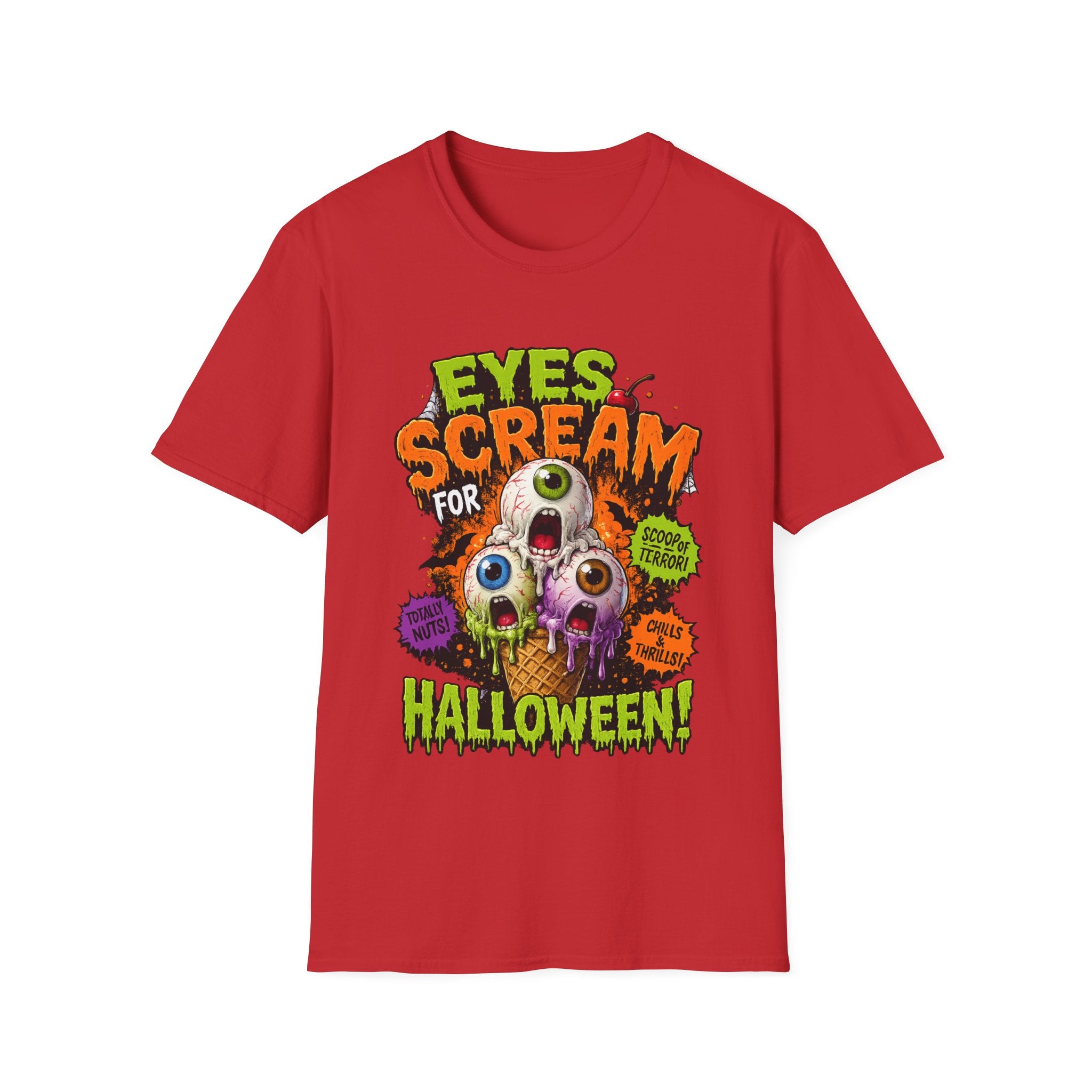 Halloween Eyes Scream T-Shirt — 'Eyes Scream for Halloween' Graphic Tee
