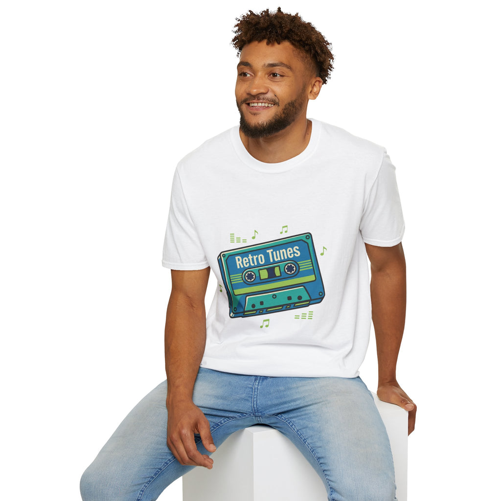 Retro Tunes- Unisex Softstyle T-Shirt