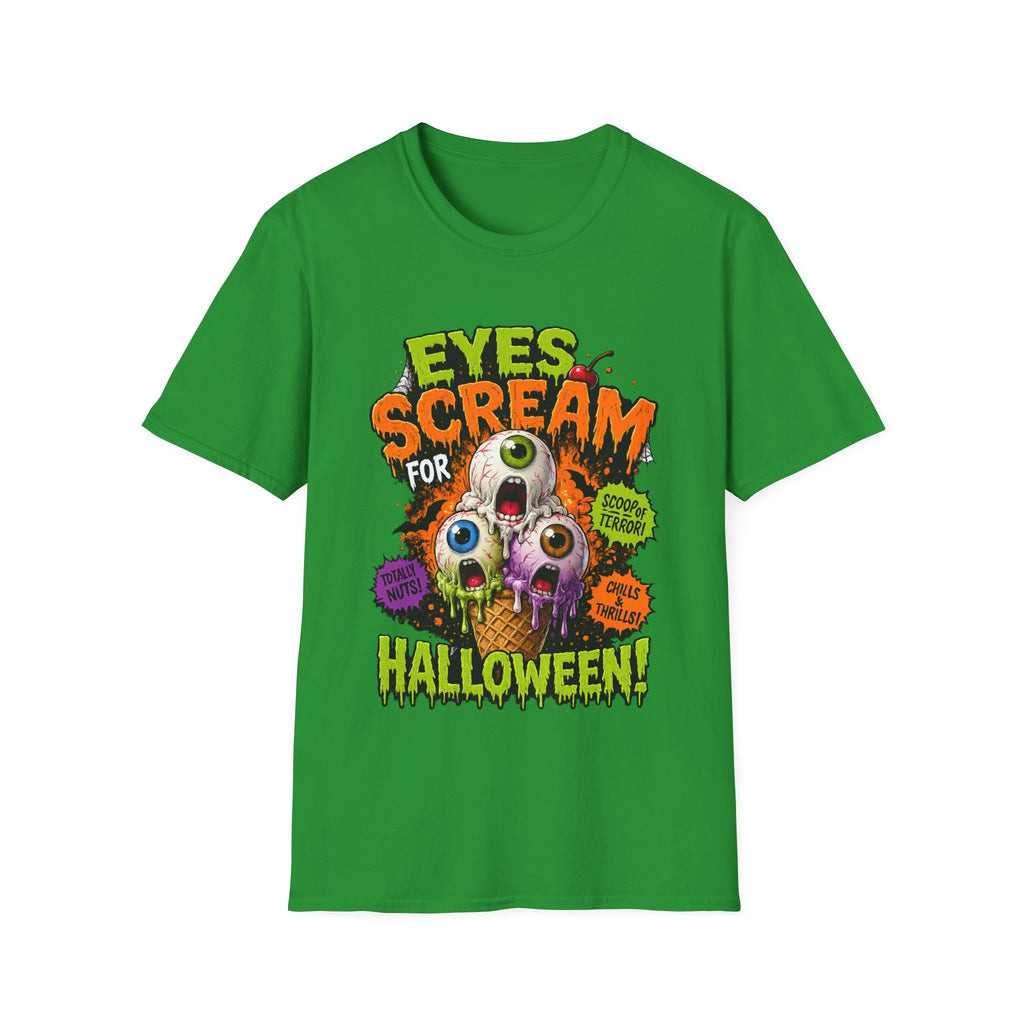 Halloween Eyes Scream T-Shirt — 'Eyes Scream for Halloween' Graphic Tee