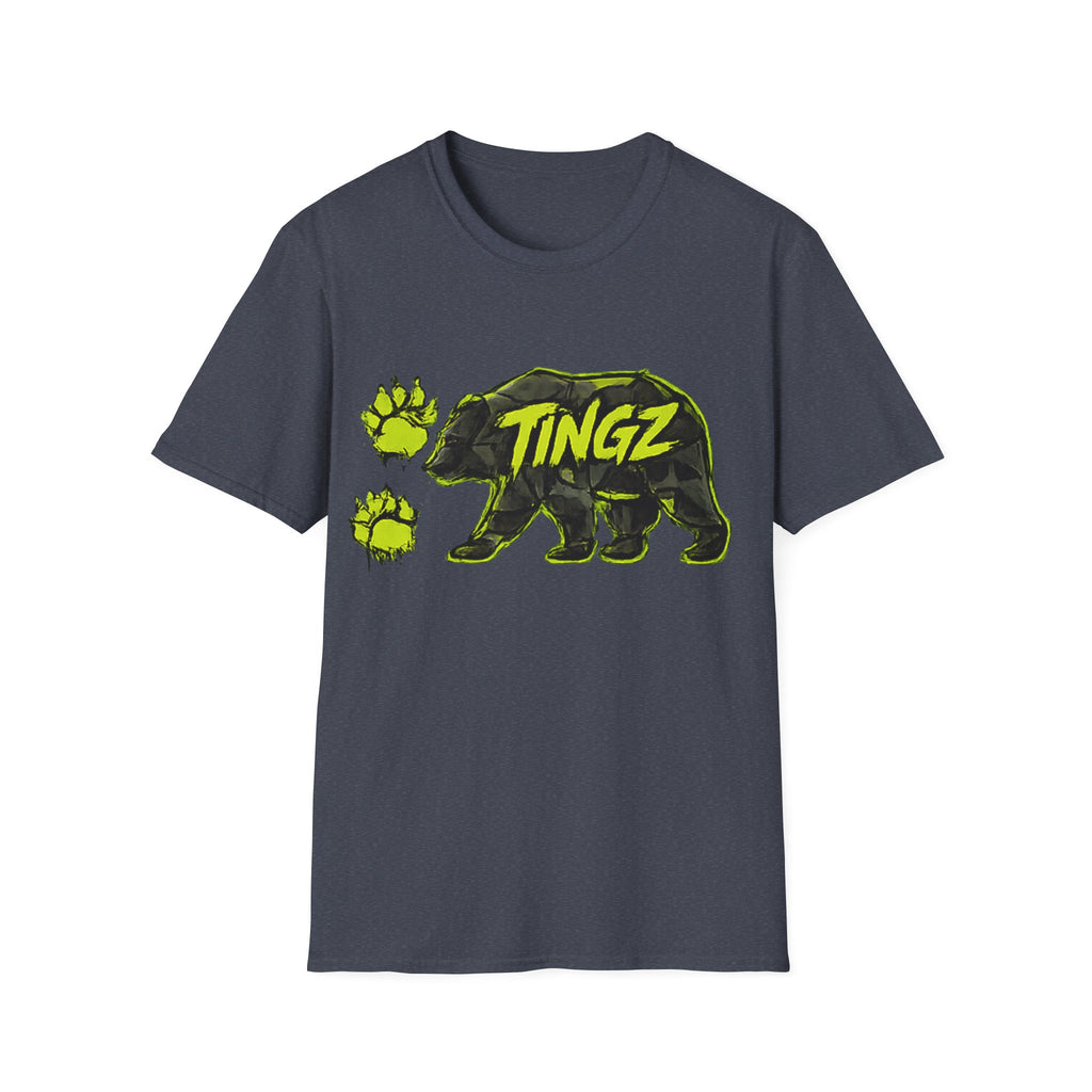 Bear TINGZ Paw Graphic T-Shirt —  Neon Logo