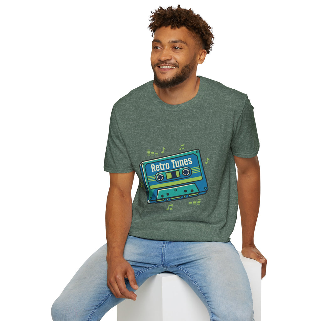 Retro Tunes- Unisex Softstyle T-Shirt