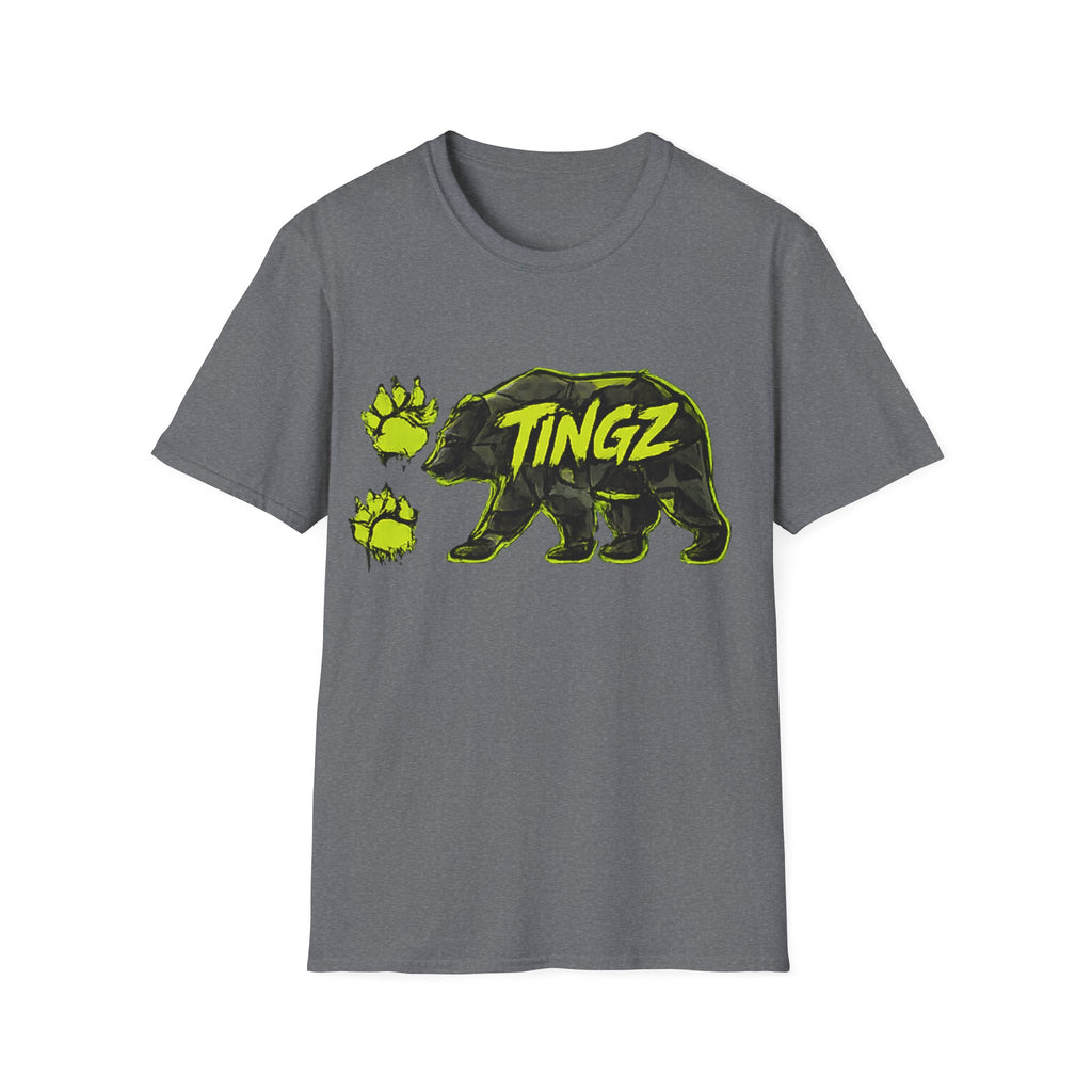 Bear TINGZ Paw Graphic T-Shirt —  Neon Logo
