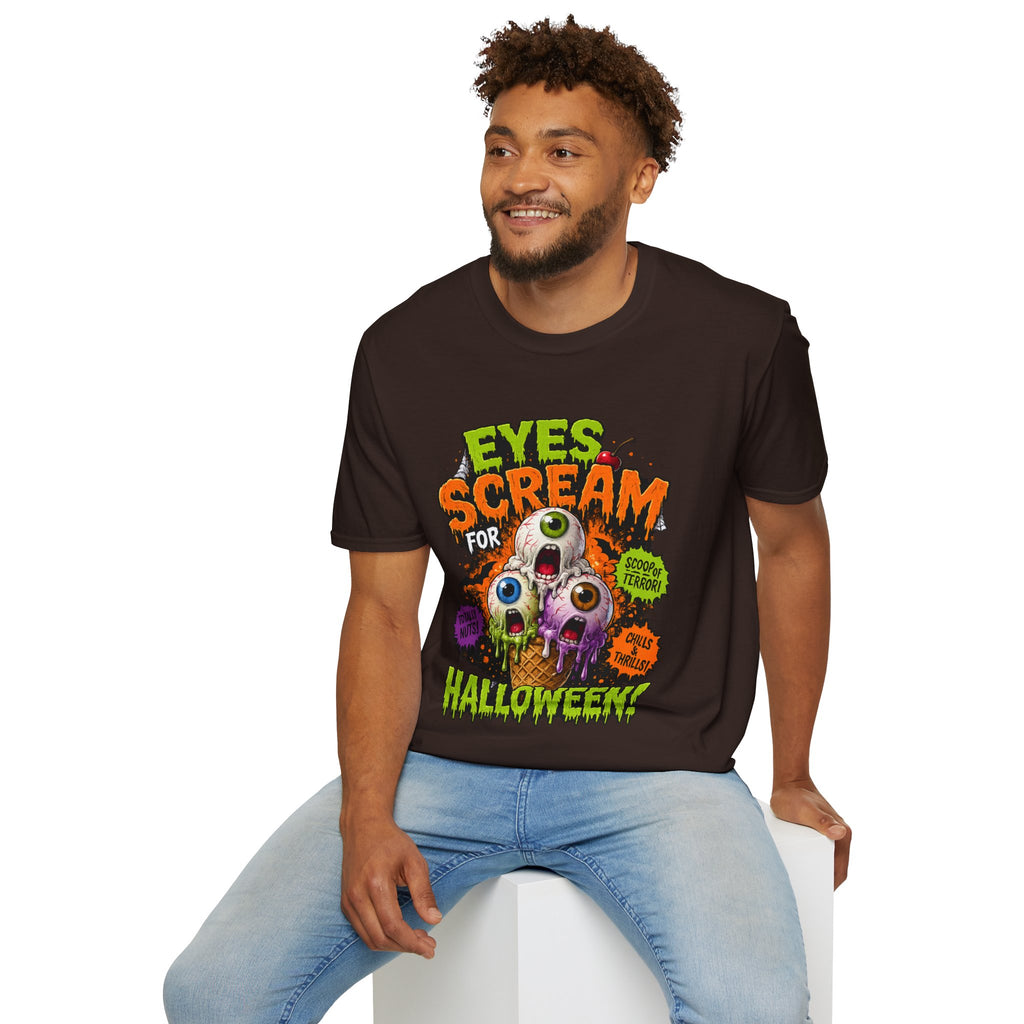 Halloween Eyes Scream T-Shirt — 'Eyes Scream for Halloween' Graphic Tee