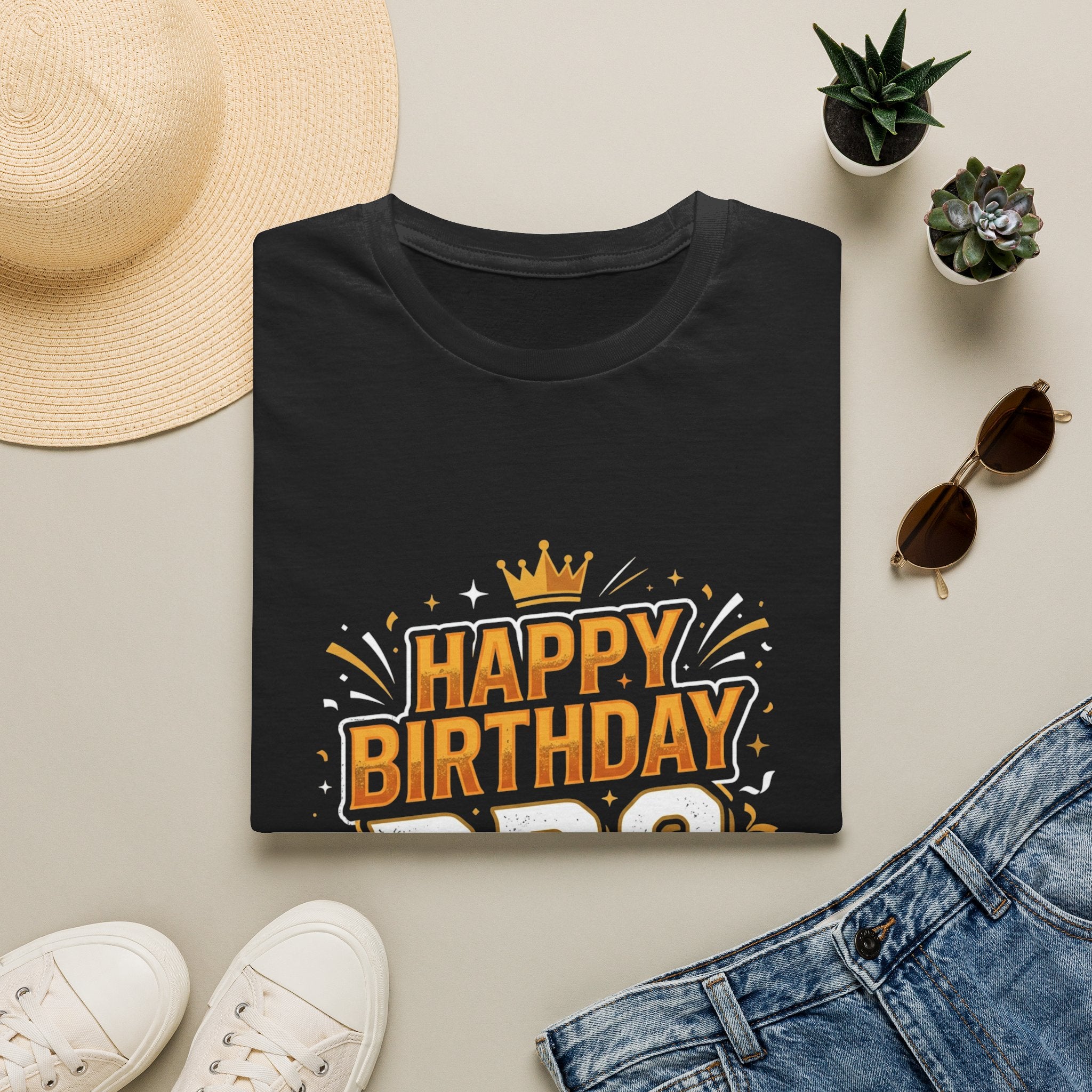 Happy Birthday Bro T-Shirt — Bold Crowned Birthday Tee for Brother