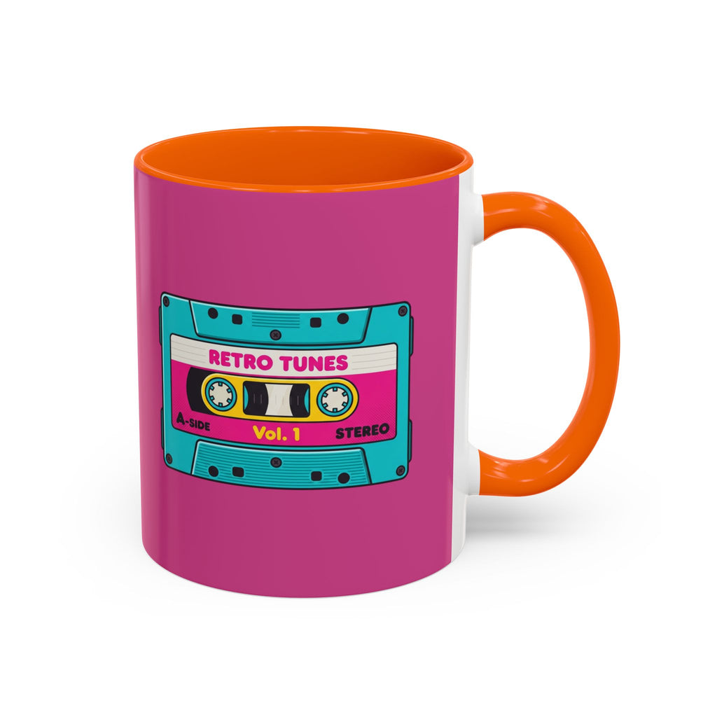 Retro Cassette Coffee Mug — 'Retro Tunes Vol. 1' Accent Mug
