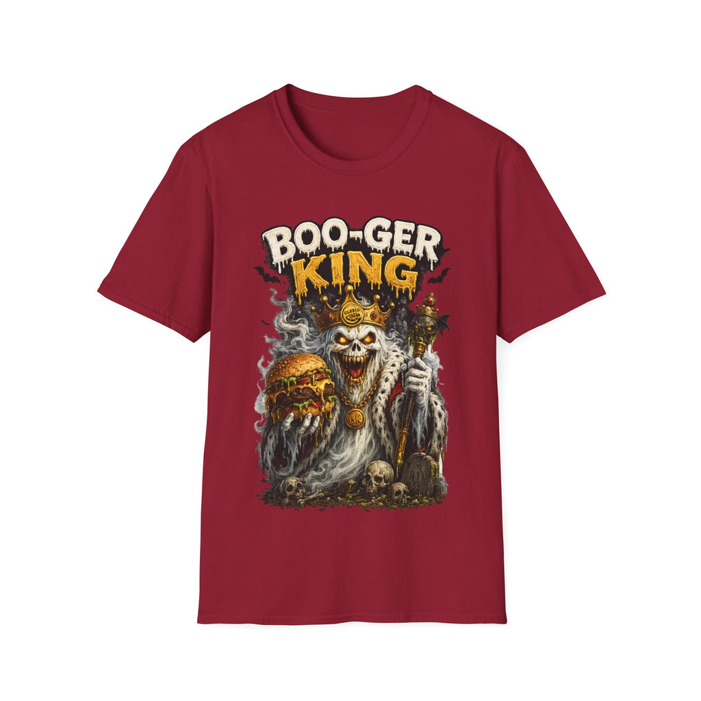 Boo-ger King Halloween T-Shirt — Spooky Skull King Graphic Tee