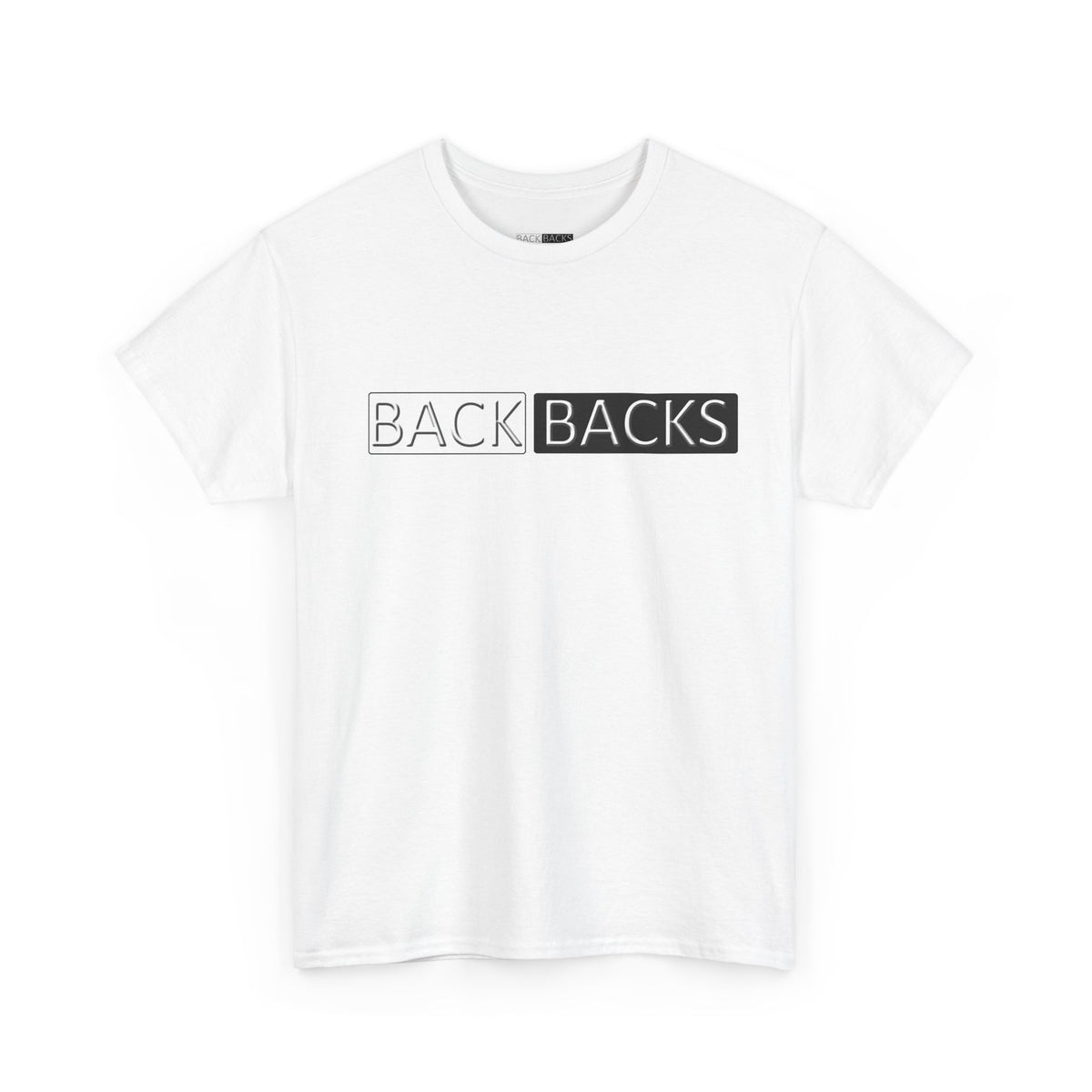 Unisex Back Backs Minimal T-Shirt