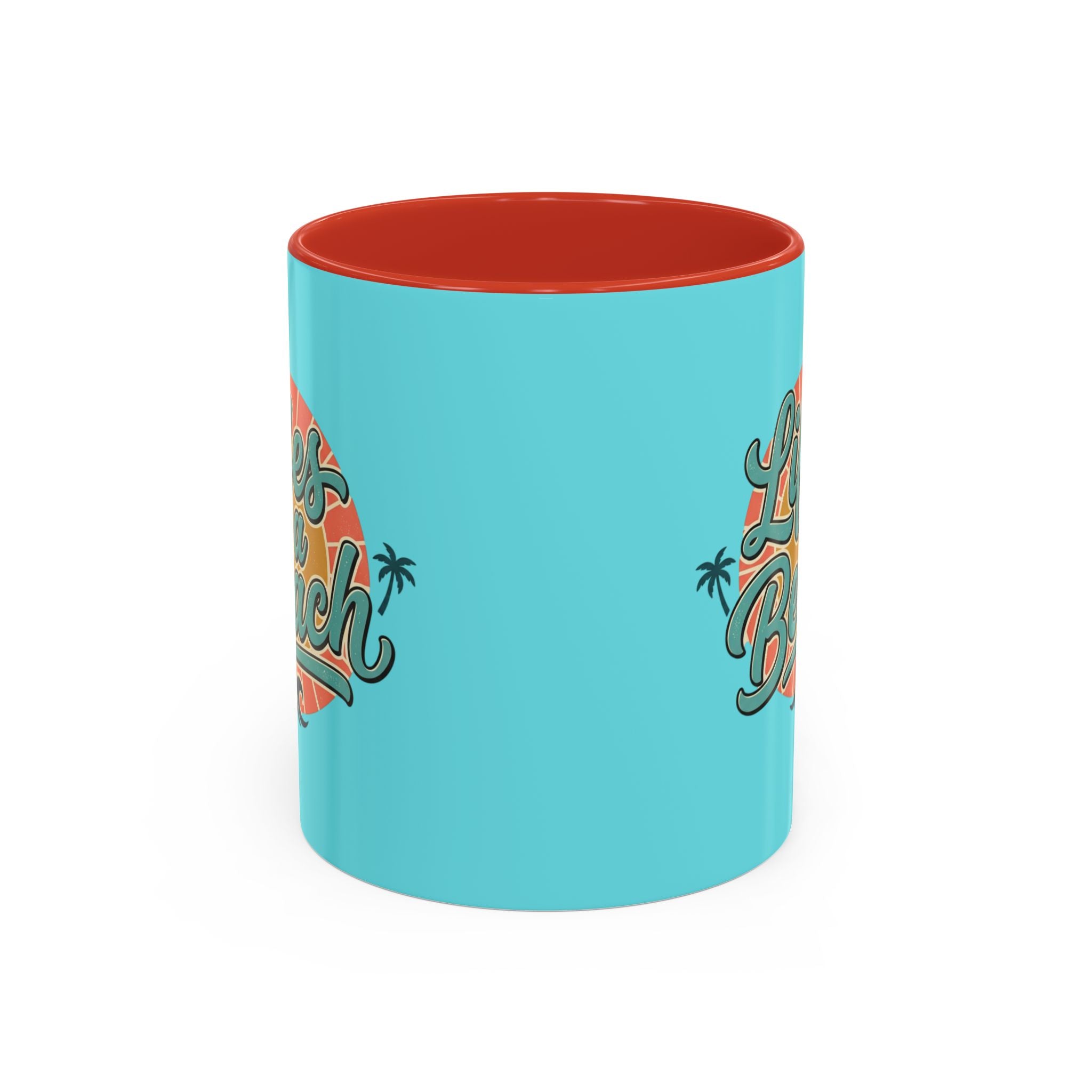 Life's a Beach Coffee Mug — Retro Beach Vibes 11/15oz Accent Mug