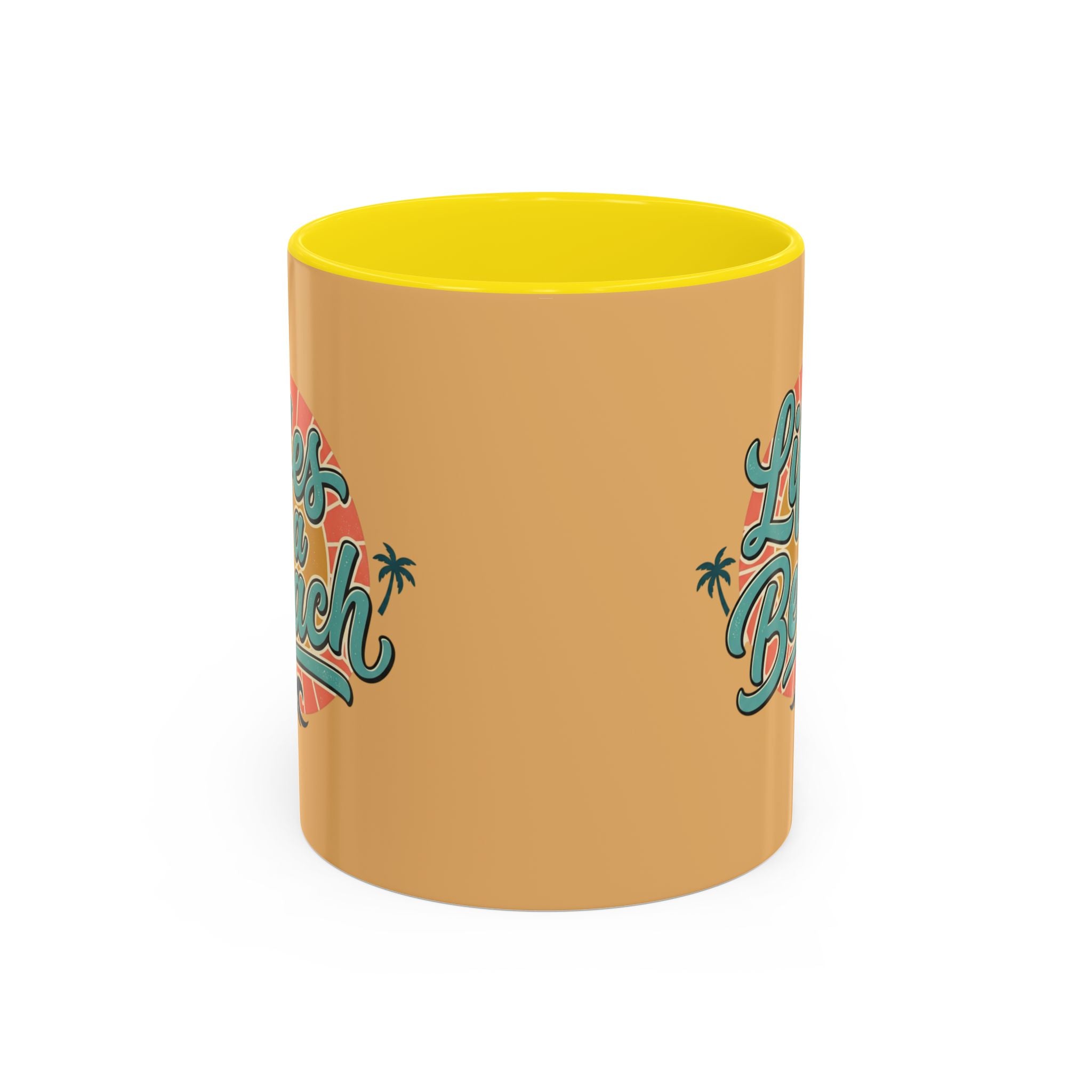 Life's a Beach Coffee Mug — Retro Beach Vibes 11/15oz Accent Mug