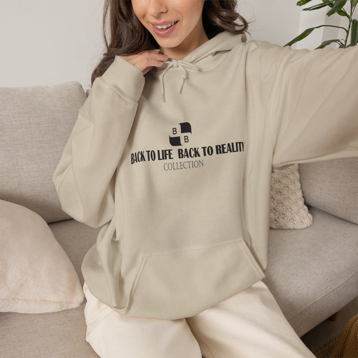 Unisex Back to Life Back to Reality Hoodie