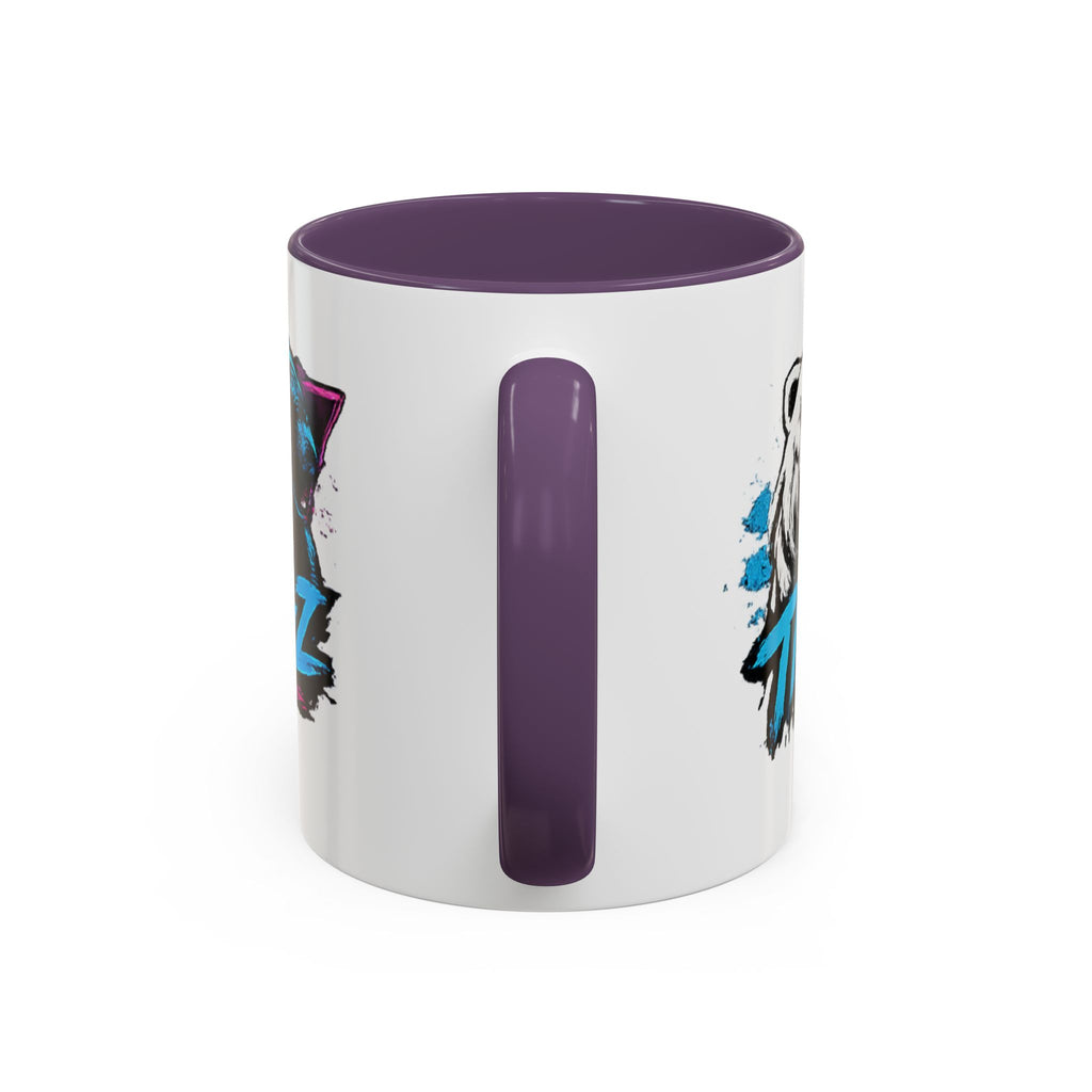 Bear Tingz Accent Coffee Mug — 11/15oz Gamer Logo Ceramic Mug