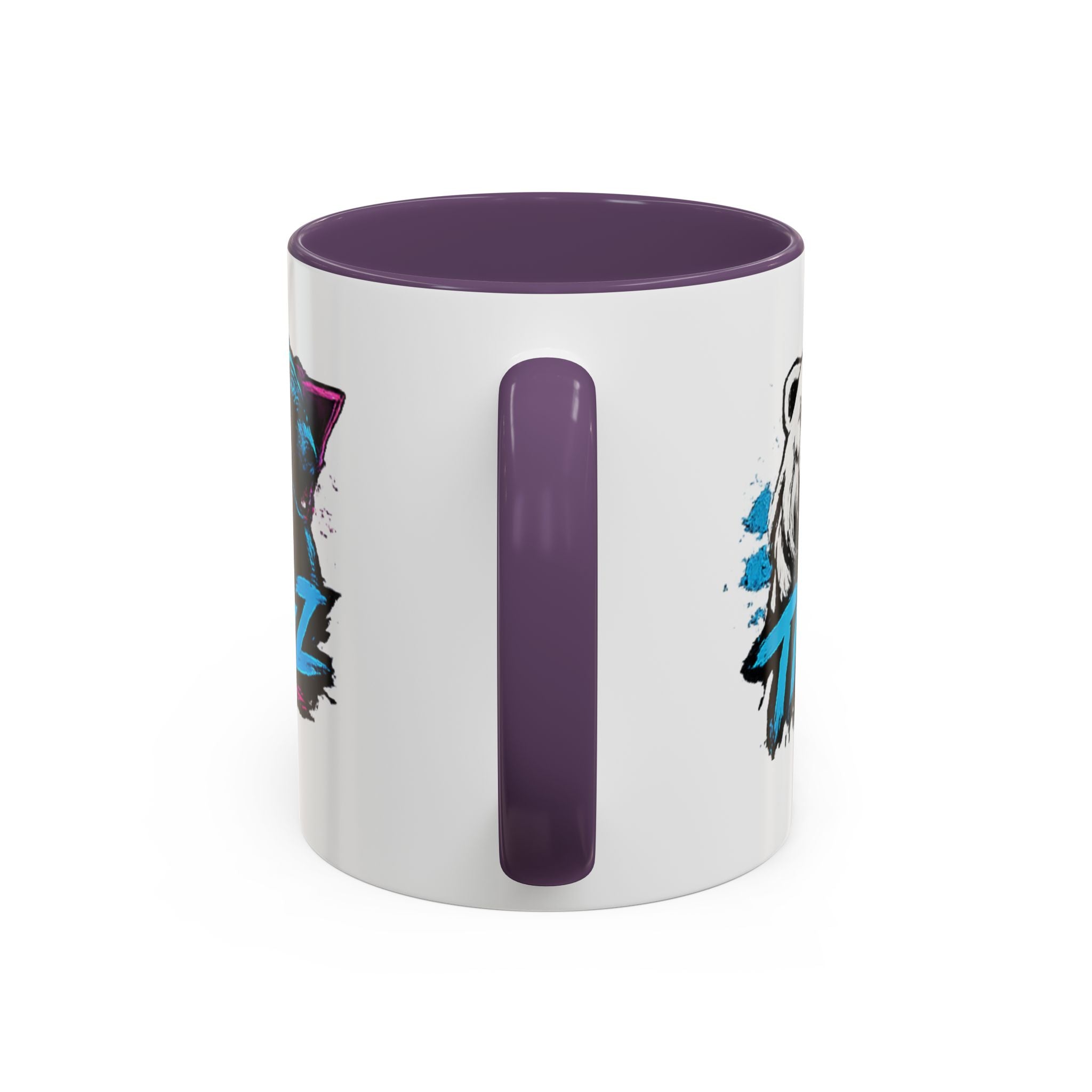 Bear Tingz Accent Coffee Mug — 11/15oz Gamer Logo Ceramic Mug