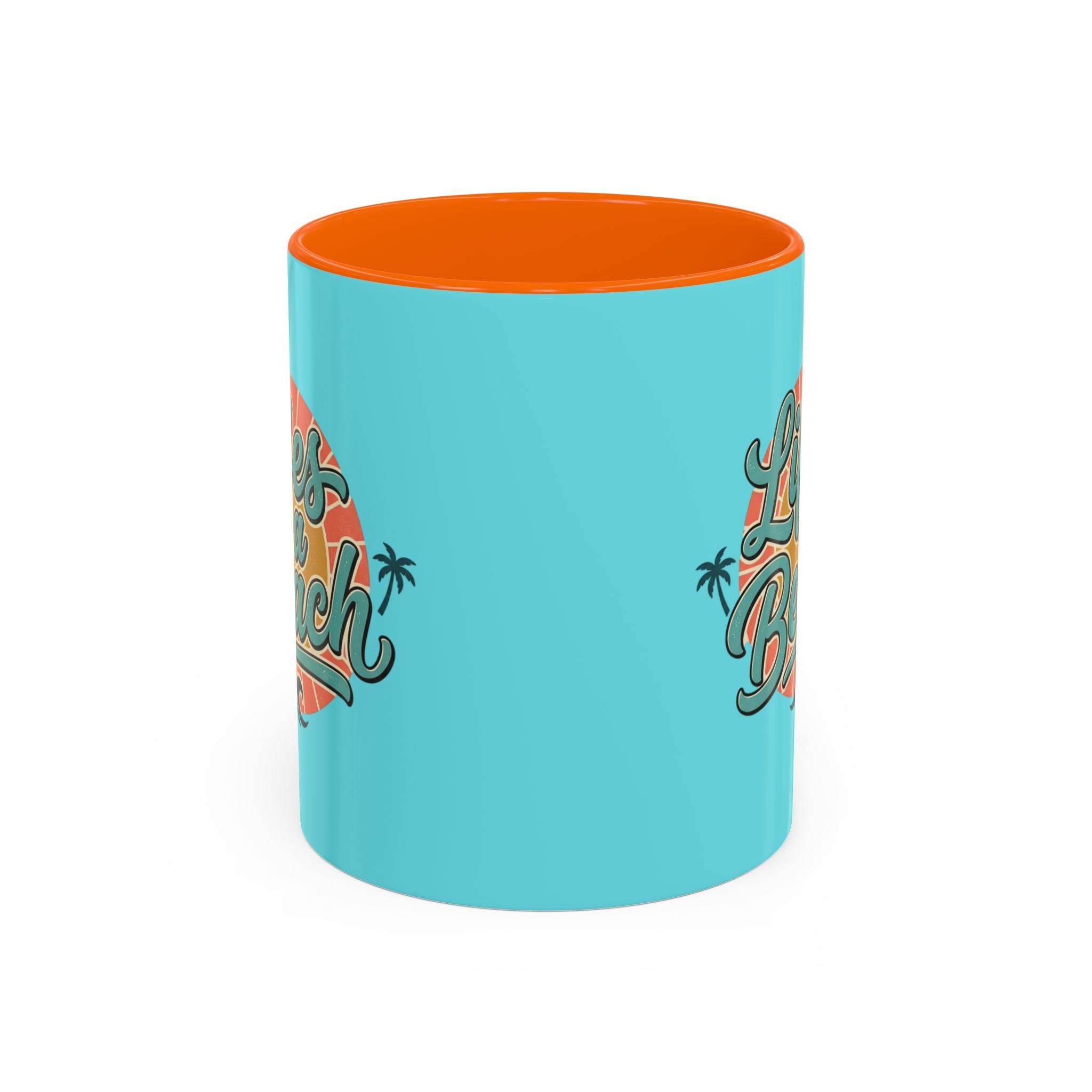 Life's a Beach Coffee Mug — Retro Beach Vibes 11/15oz Accent Mug