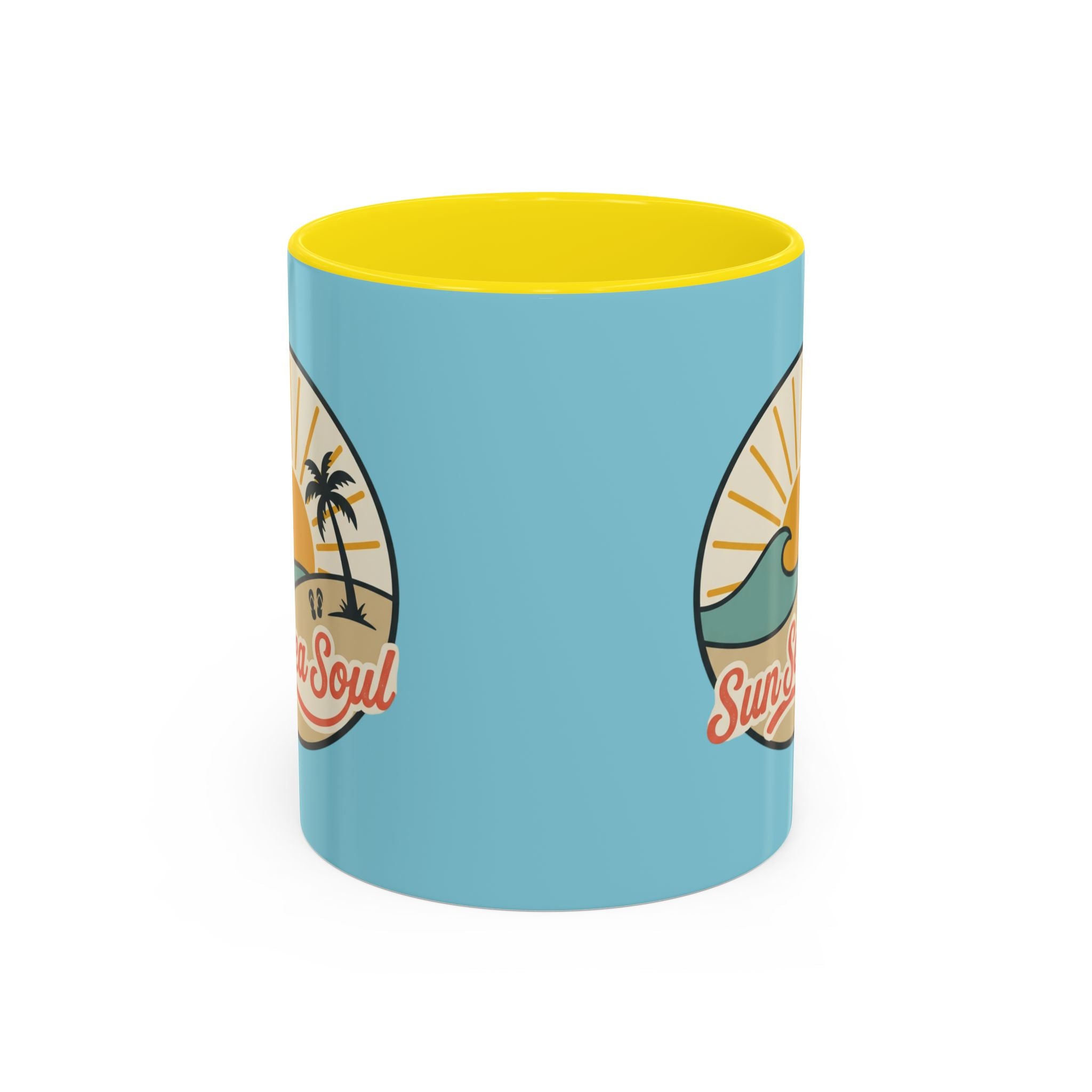 Sun Sea Soul Accent Coffee Mug – Beach Sunset 11/15oz