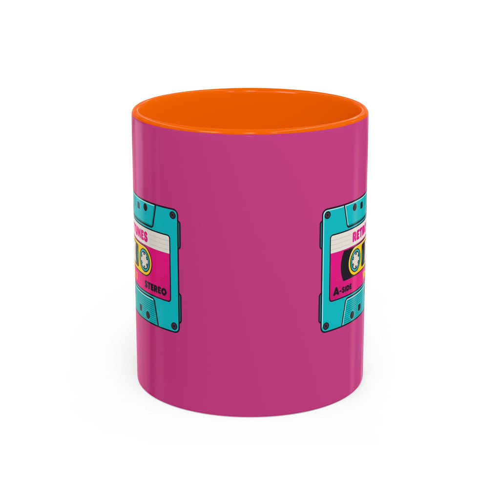 Retro Cassette Coffee Mug — 'Retro Tunes Vol. 1' Accent Mug