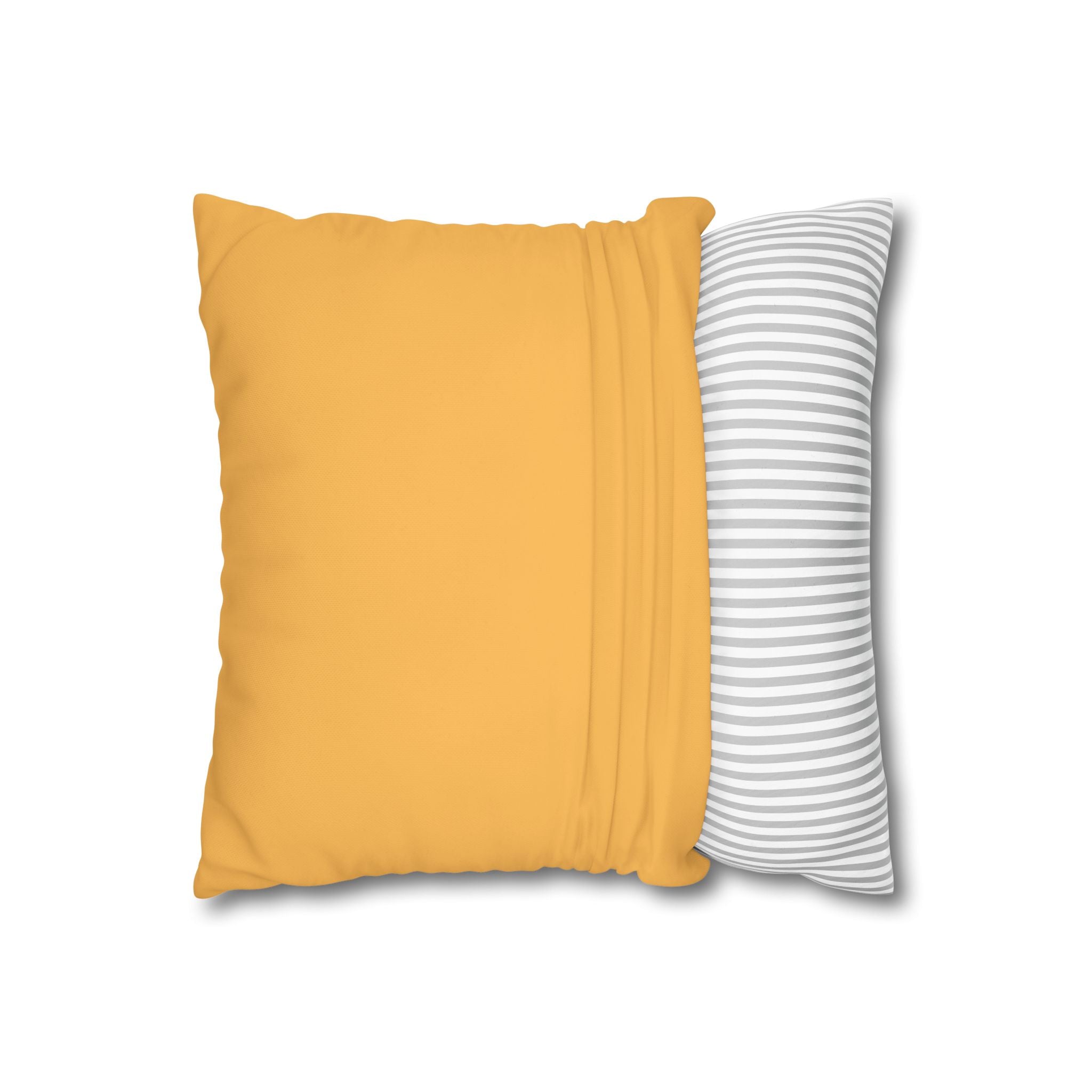 Life's a Beach Square Pillow Cover — Retro Surf Quote Decorative Throw Pillowcase