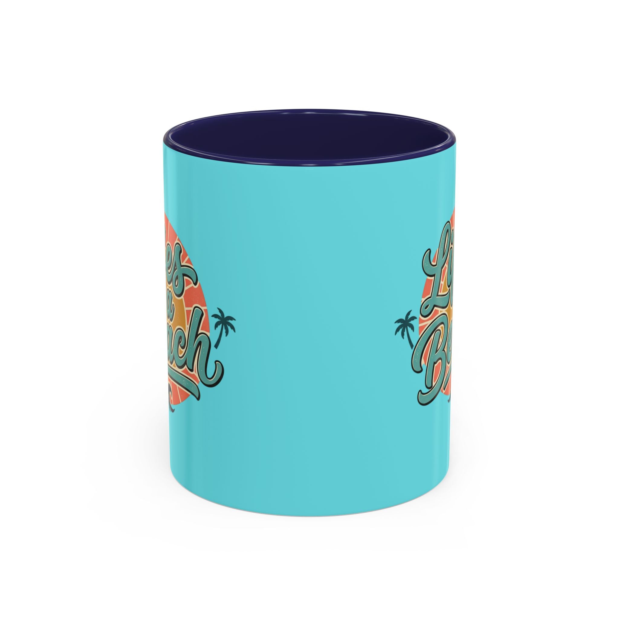Life's a Beach Coffee Mug — Retro Beach Vibes 11/15oz Accent Mug