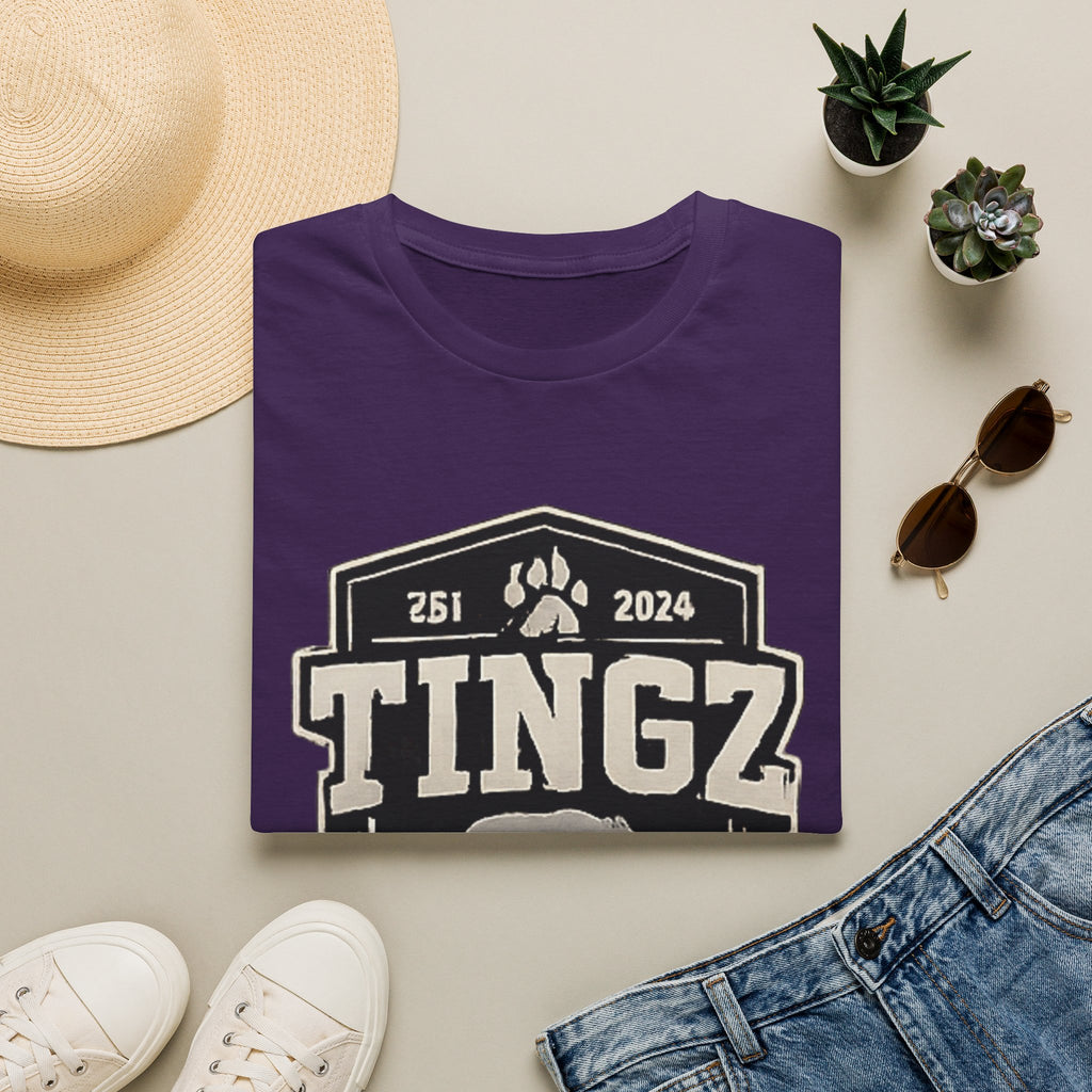 Bear Tingz Logo T‑Shirt — Retro Paw Emblem Tee