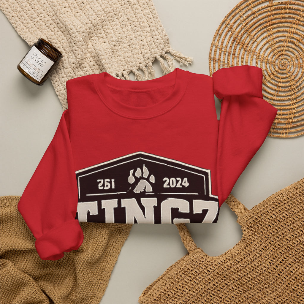 BEAR TINGZ  Badge Unisex Crewneck Sweatshirt | Vintage Wildlife Graphic Sweatshirt | Classic Streetwear Pullover