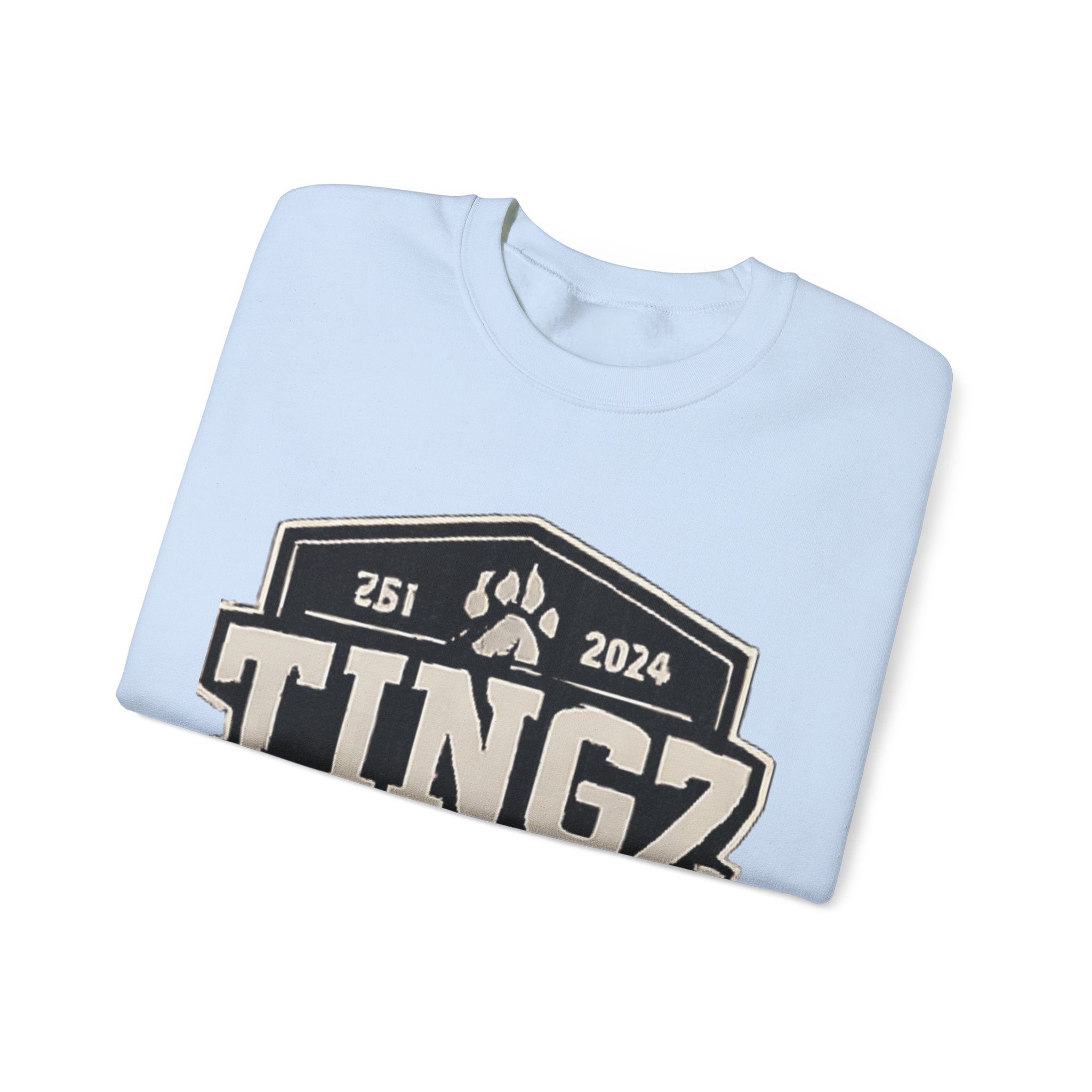 BEAR TINGZ  Badge Unisex Crewneck Sweatshirt | Vintage Wildlife Graphic Sweatshirt | Classic Streetwear Pullover