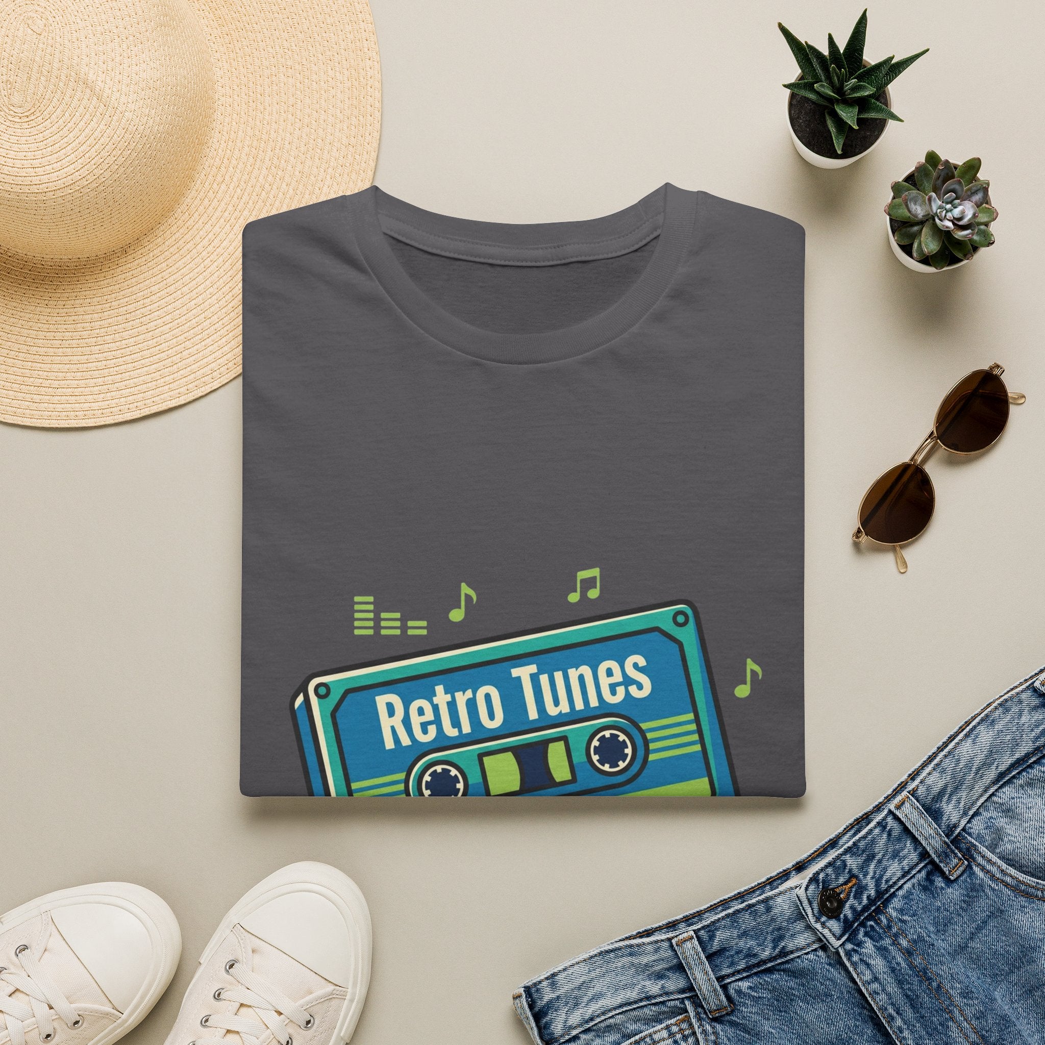Retro Tunes- Unisex Softstyle T-Shirt