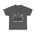 Deer Rambo Skull T-Shirt | Hunter Gift | Woodland Deer Shirt | Rustic Outdoor Tee | Unisex Shirt