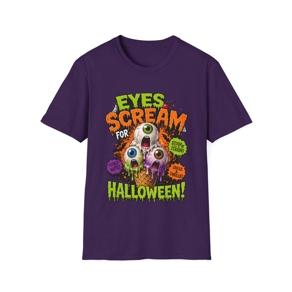 Halloween Eyes Scream T-Shirt — 'Eyes Scream for Halloween' Graphic Tee