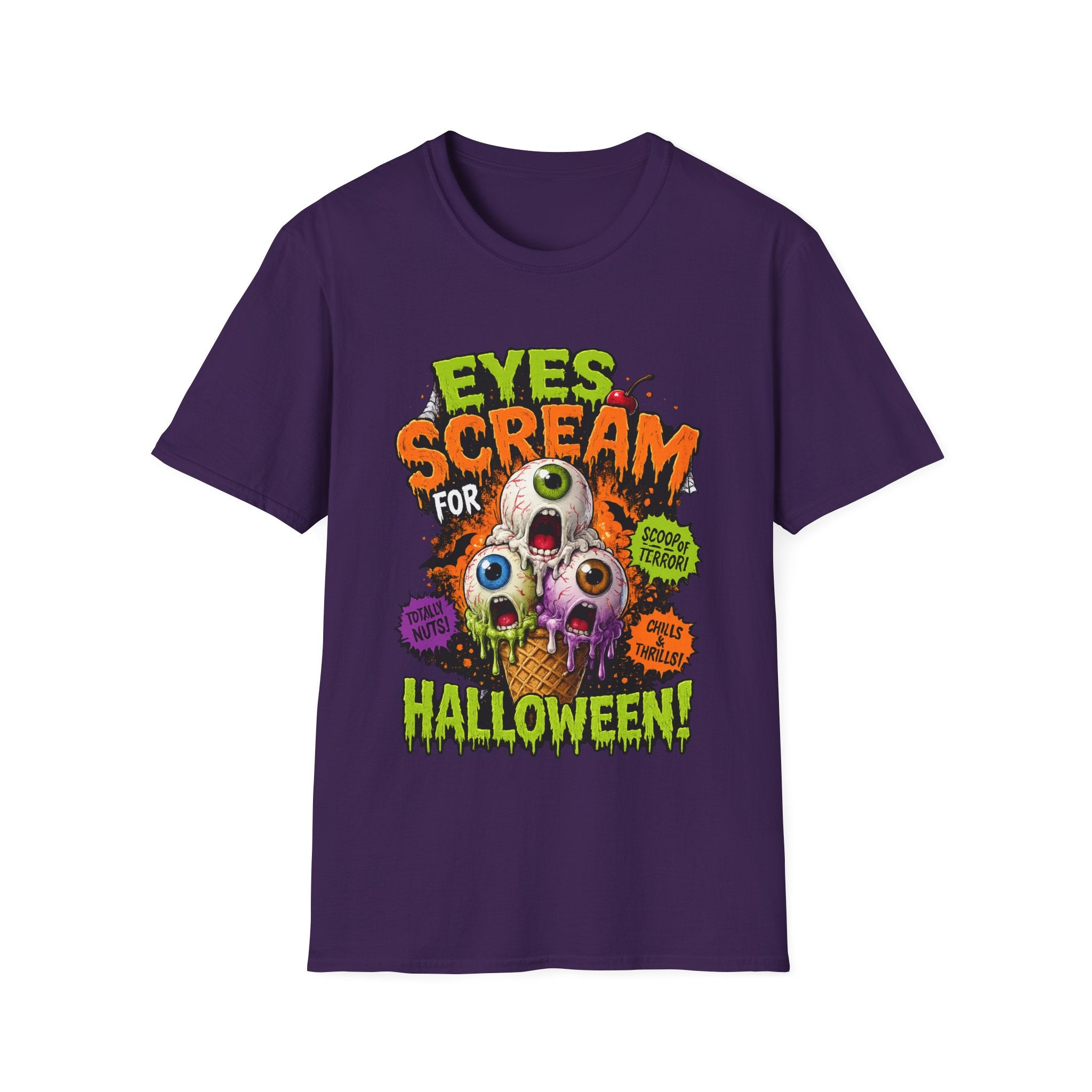 Halloween Eyes Scream T-Shirt — 'Eyes Scream for Halloween' Graphic Tee