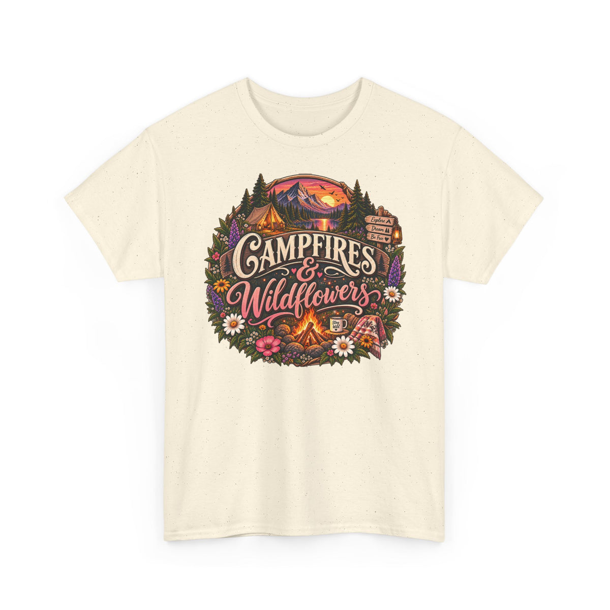 Campfires & Wildflowers T-Shirt