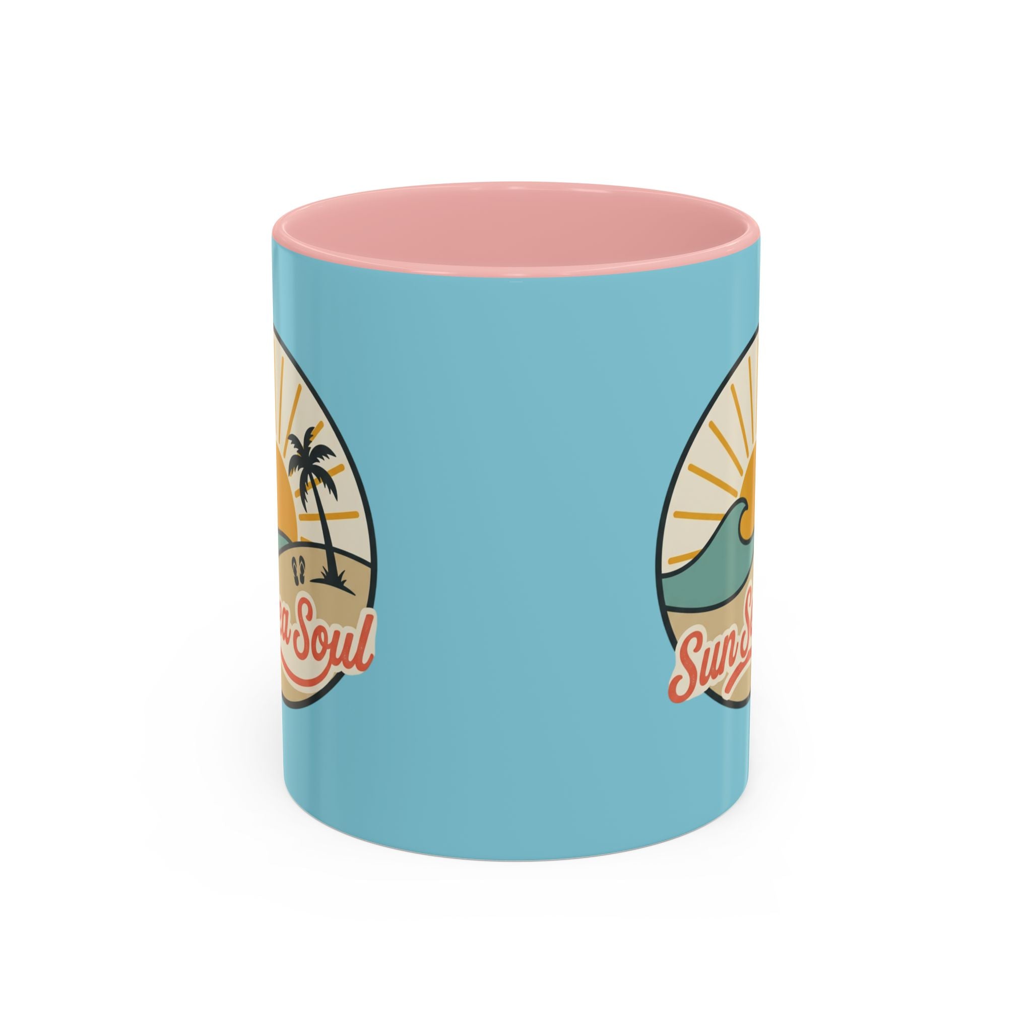 Sun Sea Soul Accent Coffee Mug – Beach Sunset 11/15oz