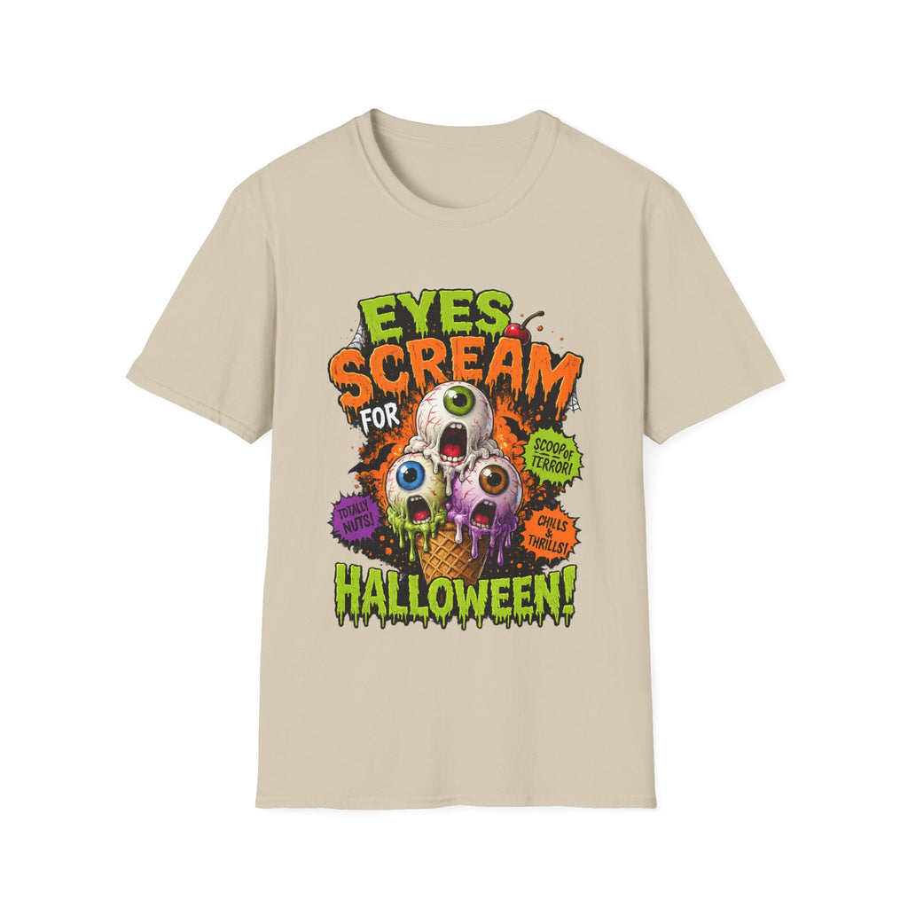 Halloween Eyes Scream T-Shirt — 'Eyes Scream for Halloween' Graphic Tee