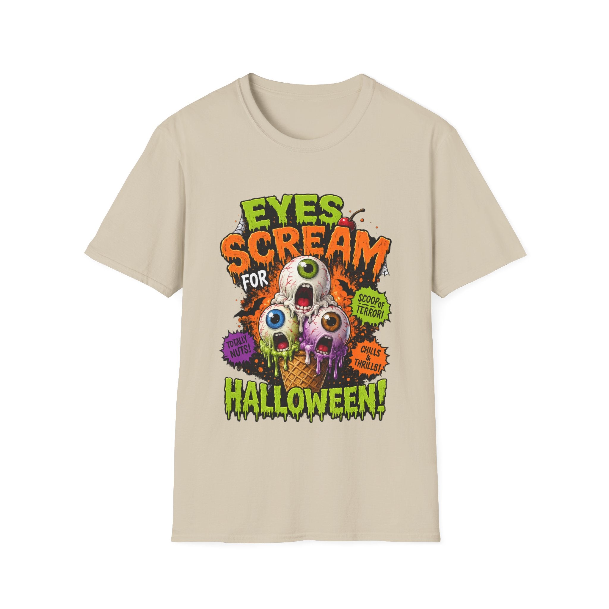 Halloween Eyes Scream T-Shirt — 'Eyes Scream for Halloween' Graphic Tee