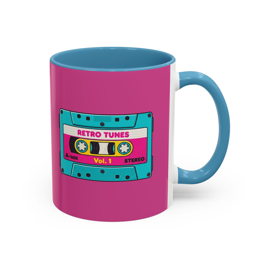 Retro Cassette Coffee Mug — 'Retro Tunes Vol. 1' Accent Mug