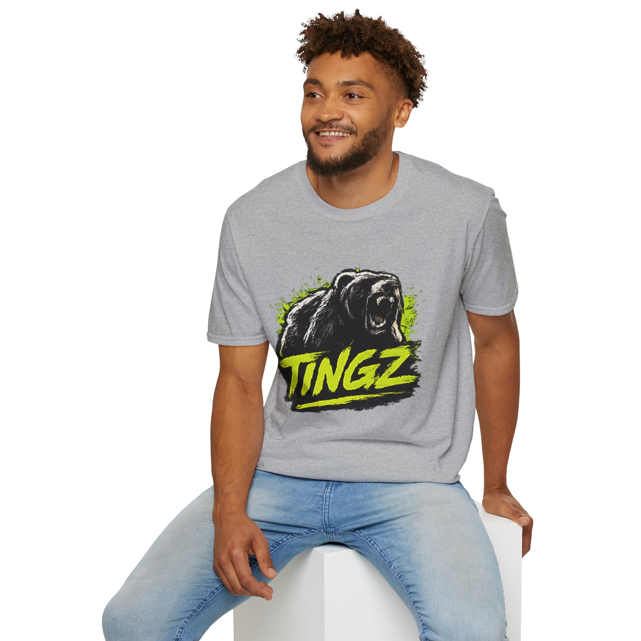 Bear TINGZ Roar T-Shirt — Bold Graphic Tee