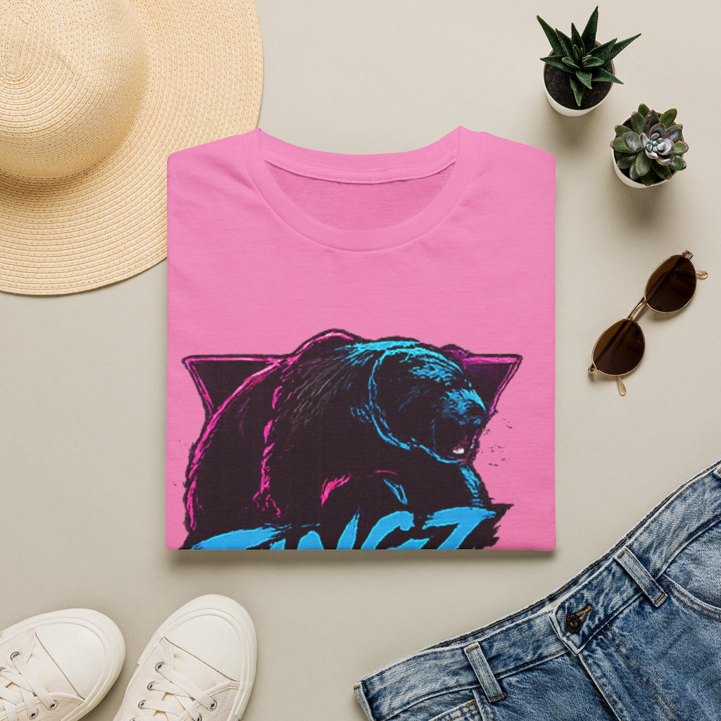 Bear TINGZ Graphic T-Shirt —  Retro Neon Crew Tee