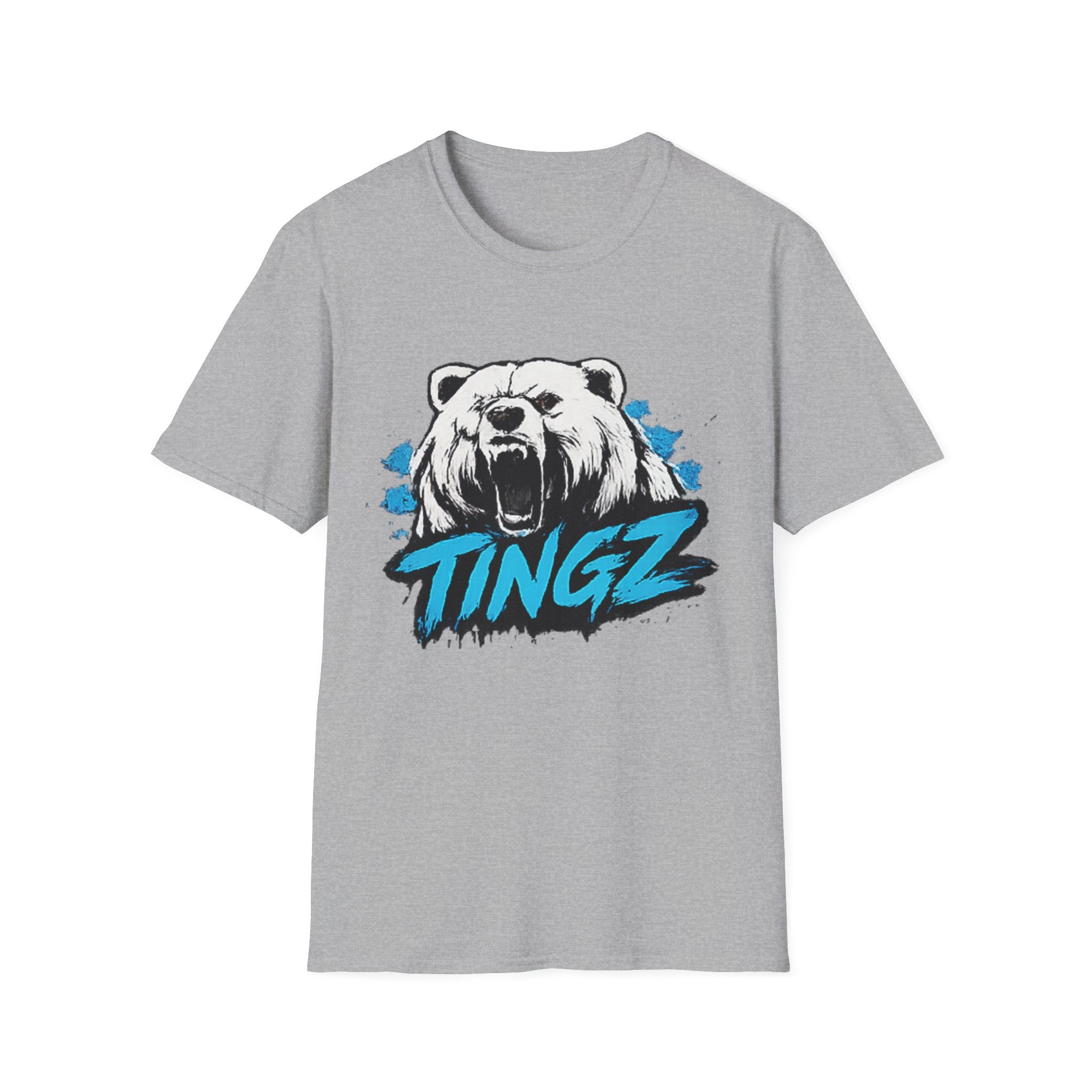 Roaring Bear TINGZ T-Shirt — Graphic Tee for Streetwear & Casual