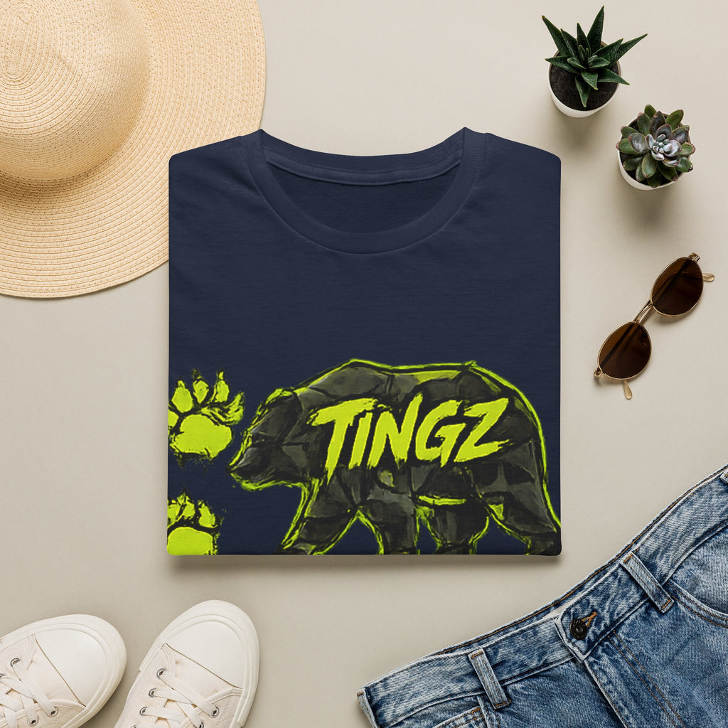 Bear TINGZ Paw Graphic T-Shirt —  Neon Logo