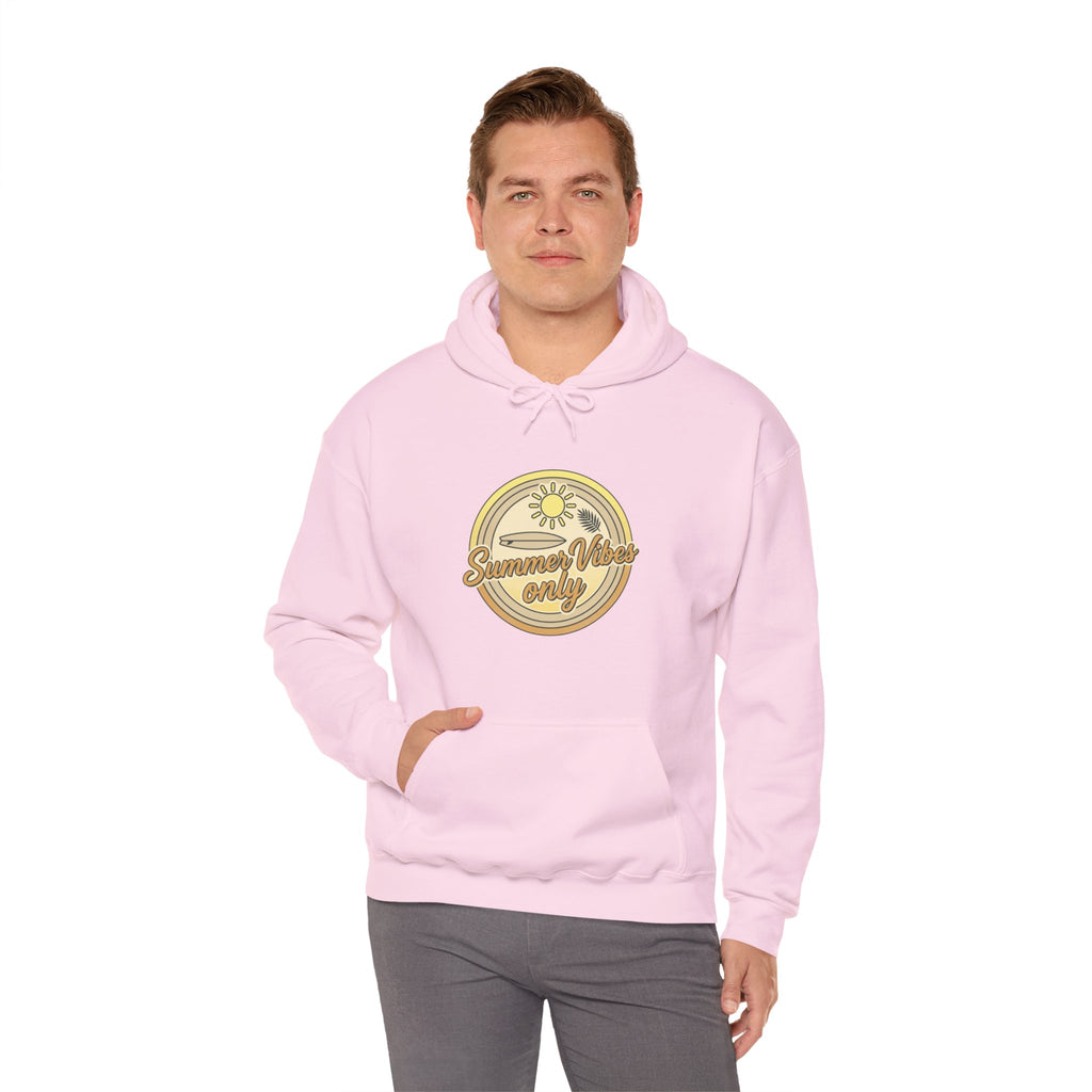 Retro Daisy “Summer Vibes Only” Hoodie — Vintage Floral Cozy Pullover